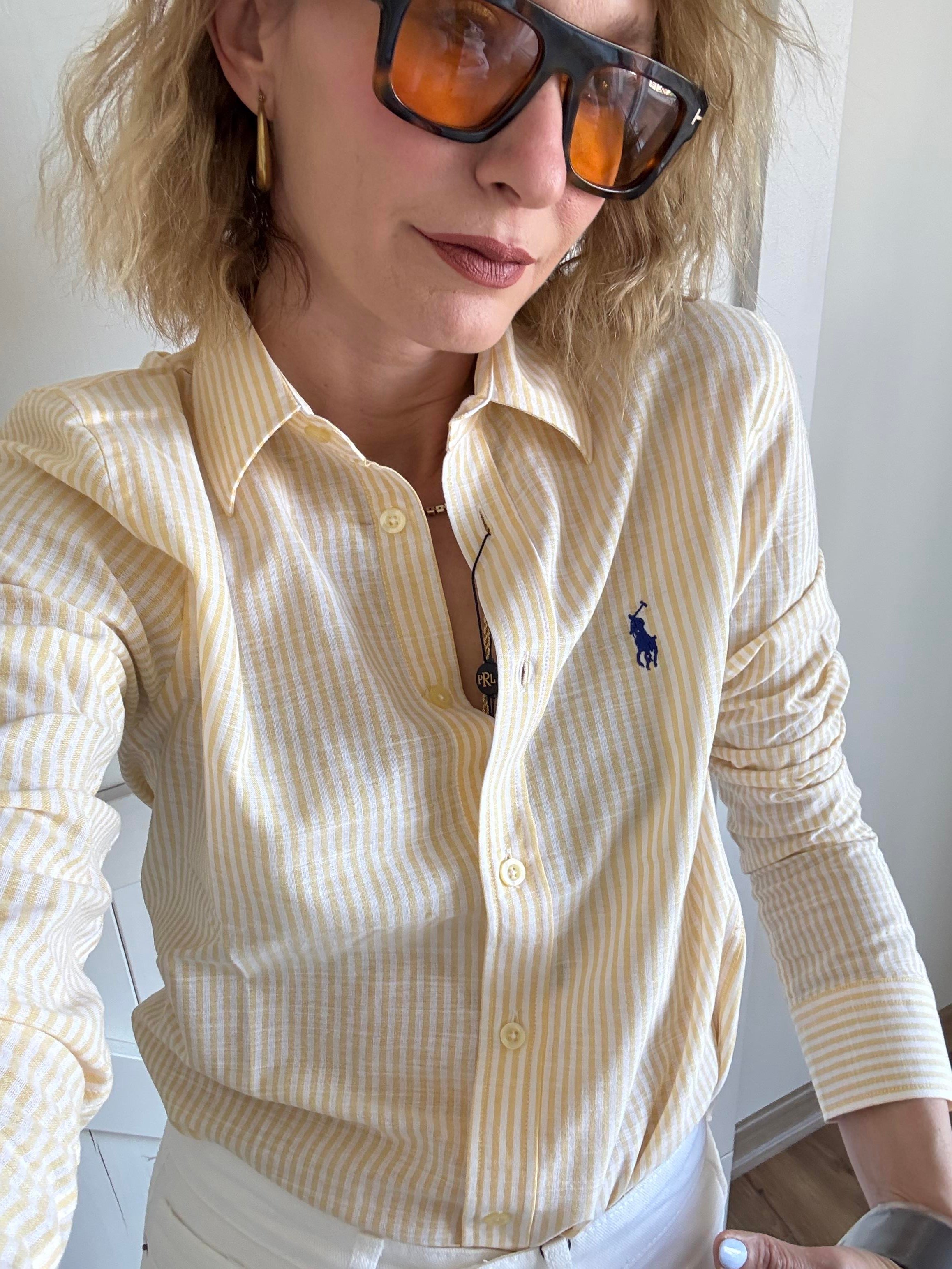 Sarı Çizgili Gömlek