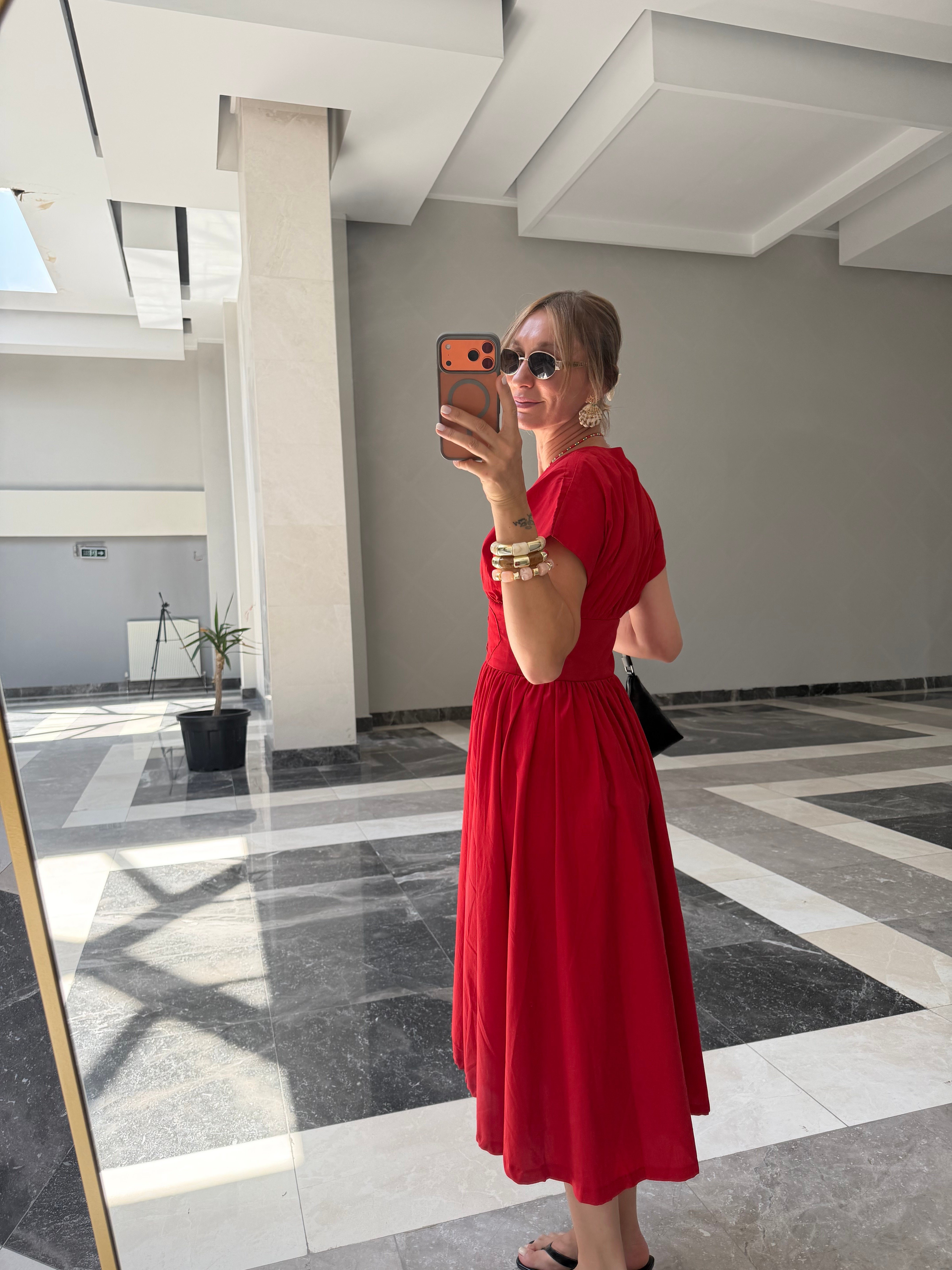 Scarlet Bel Kemerli Elbise