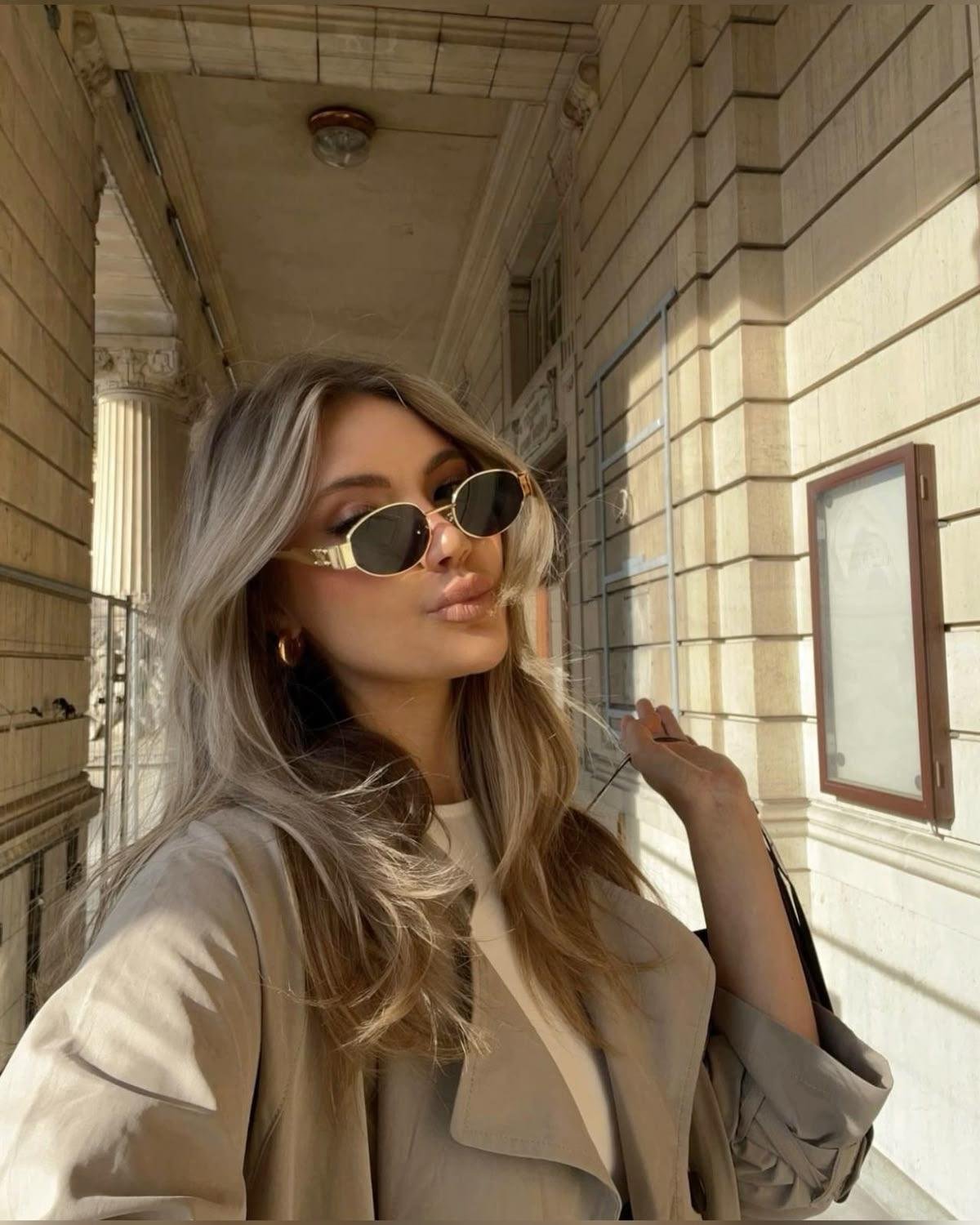 Selin Gold Sunglesses