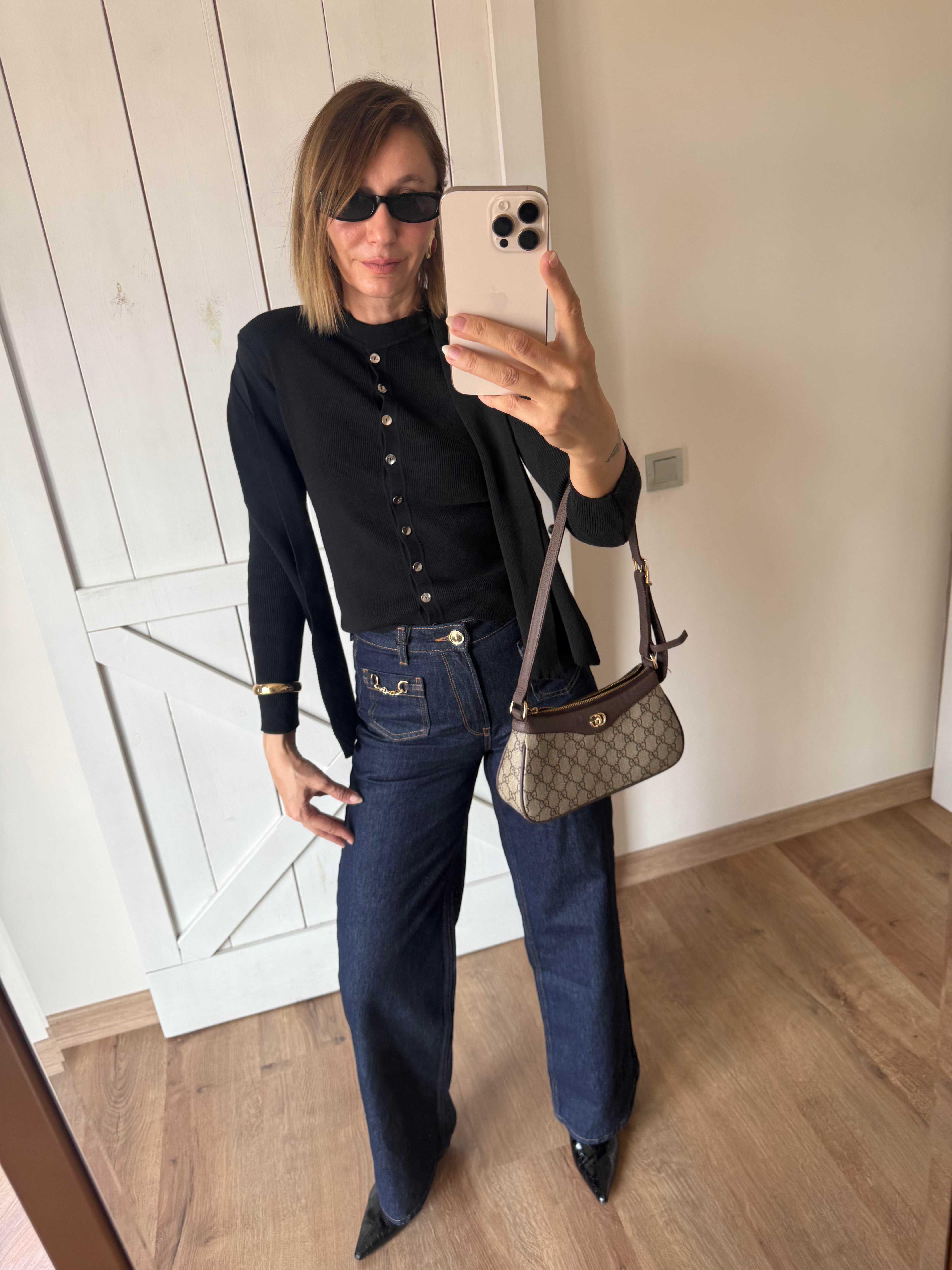 Siyah Atkılı Zr Hırka