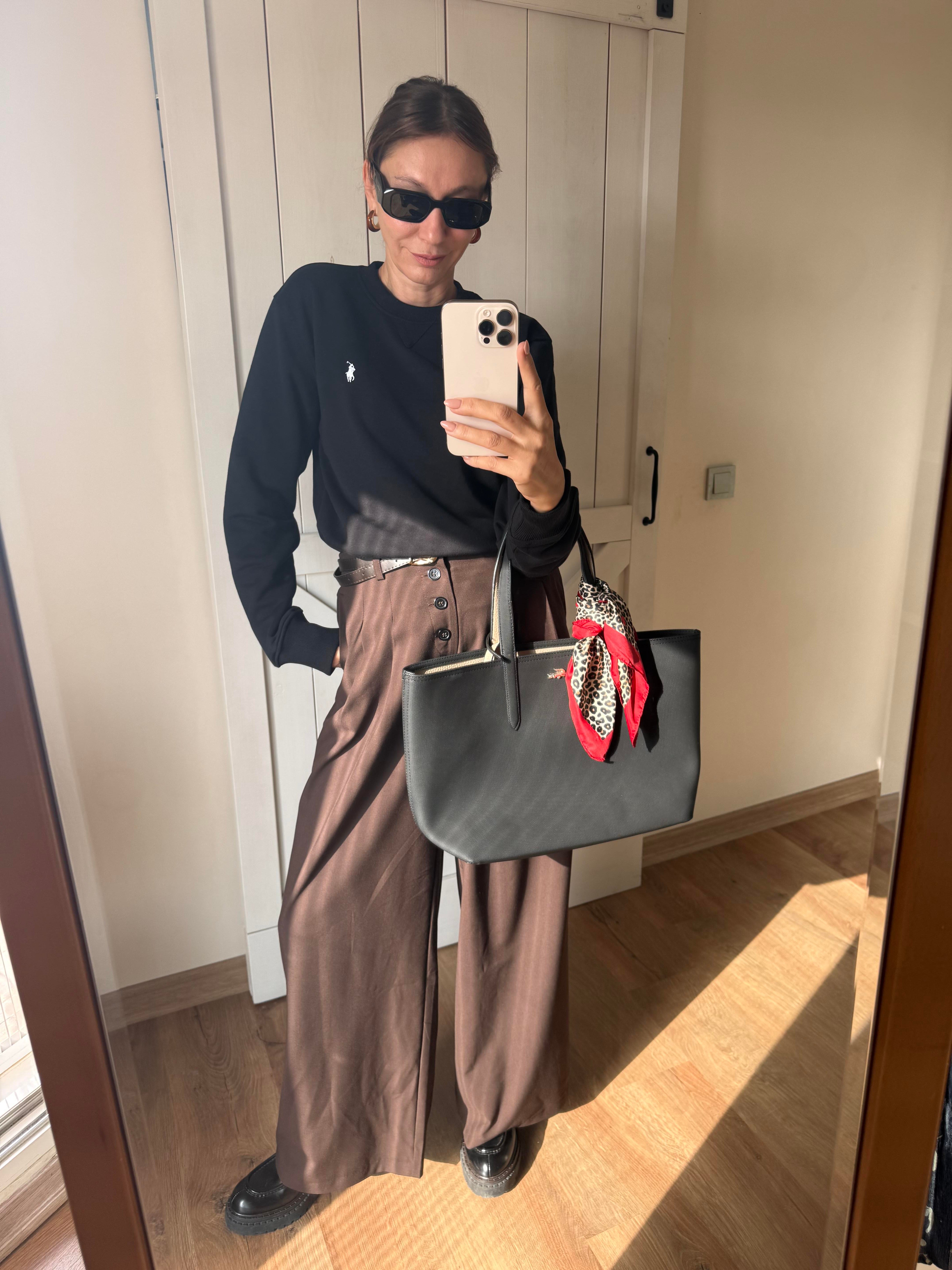 Siyah Basic Sweatshirt Bitter