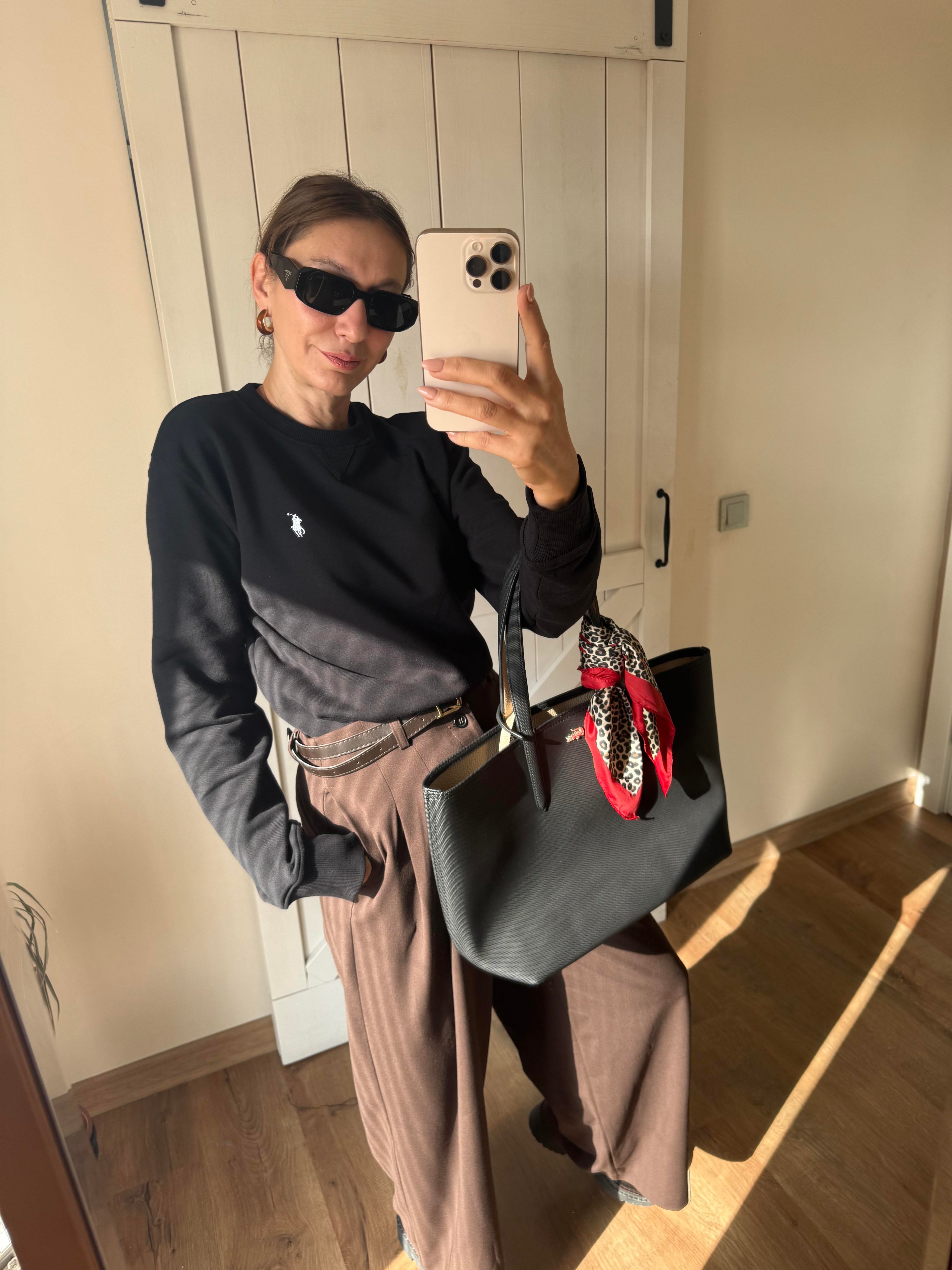 Siyah Basic Sweatshirt Bitter