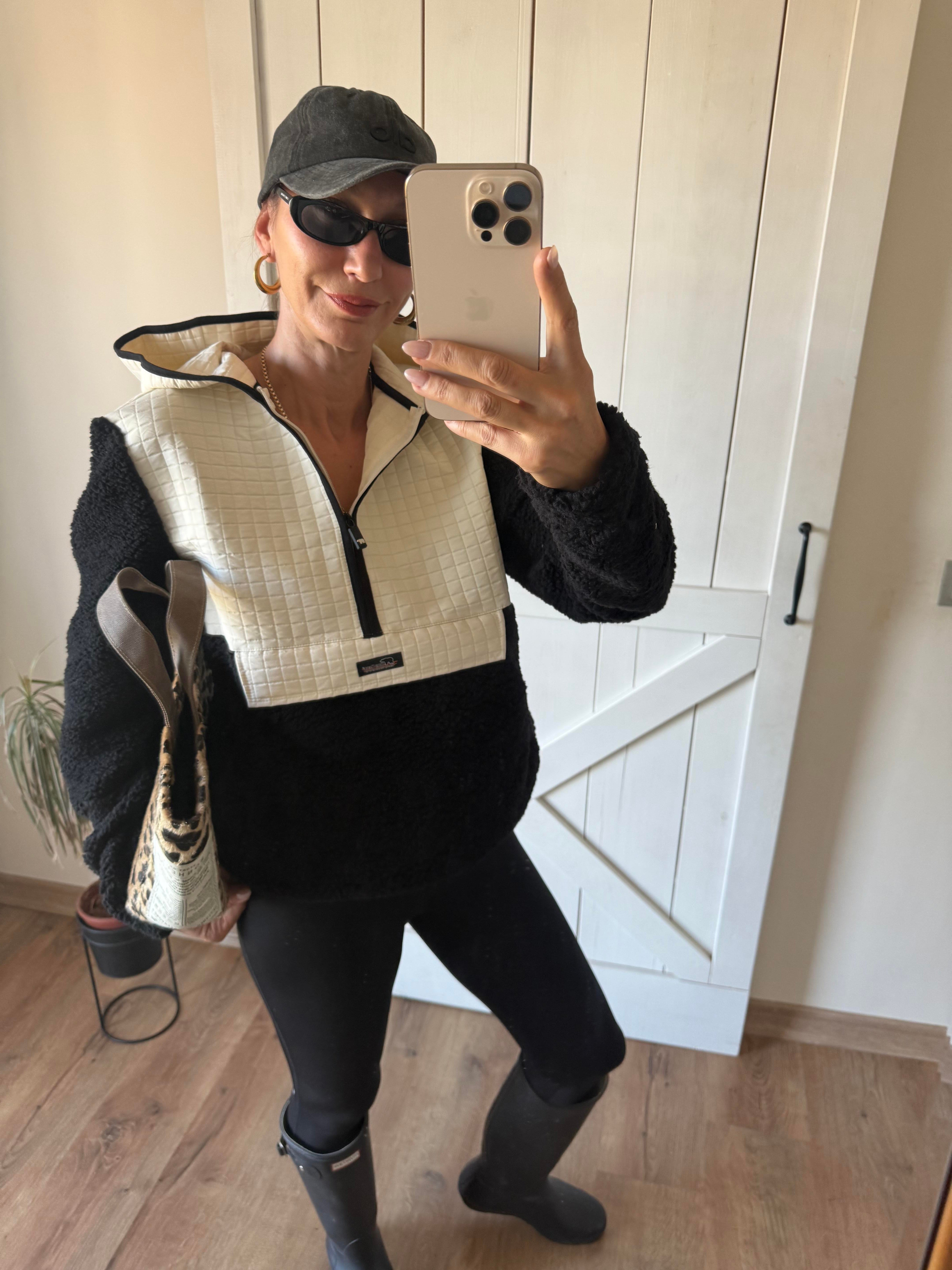 Siyah Beyaz Polar Mont