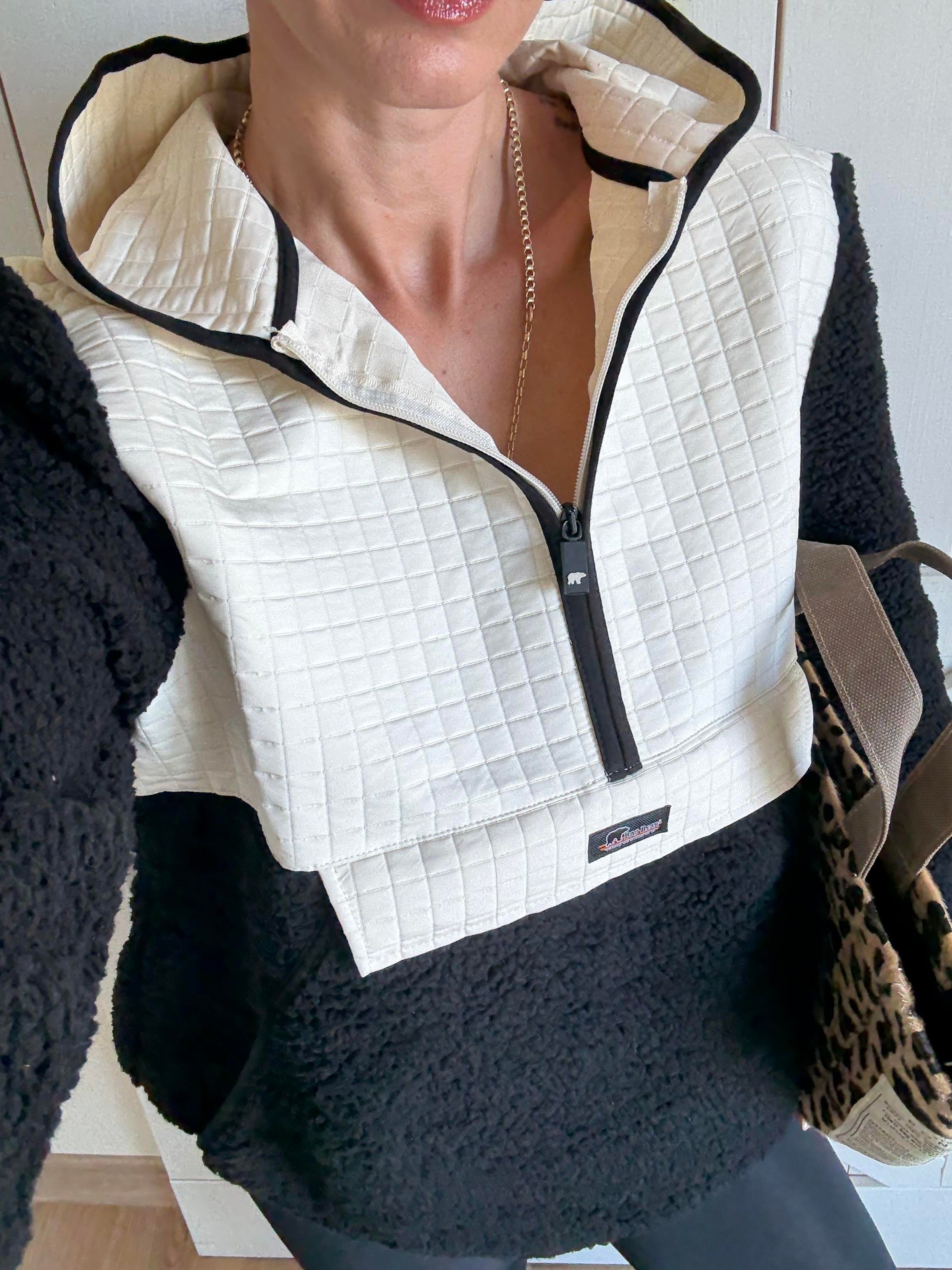 Siyah Beyaz Polar Mont