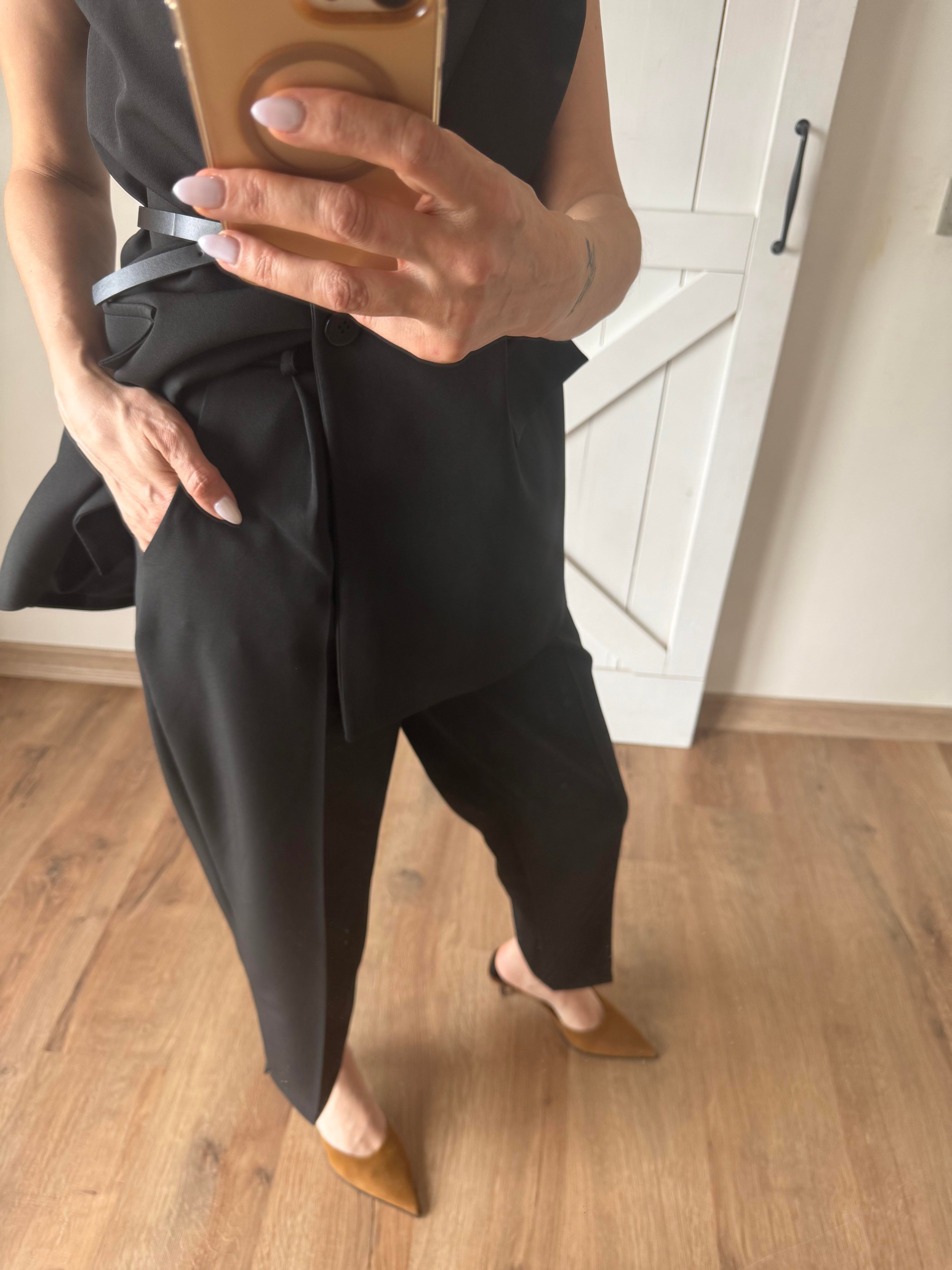 Siyah Havuç Pantolon