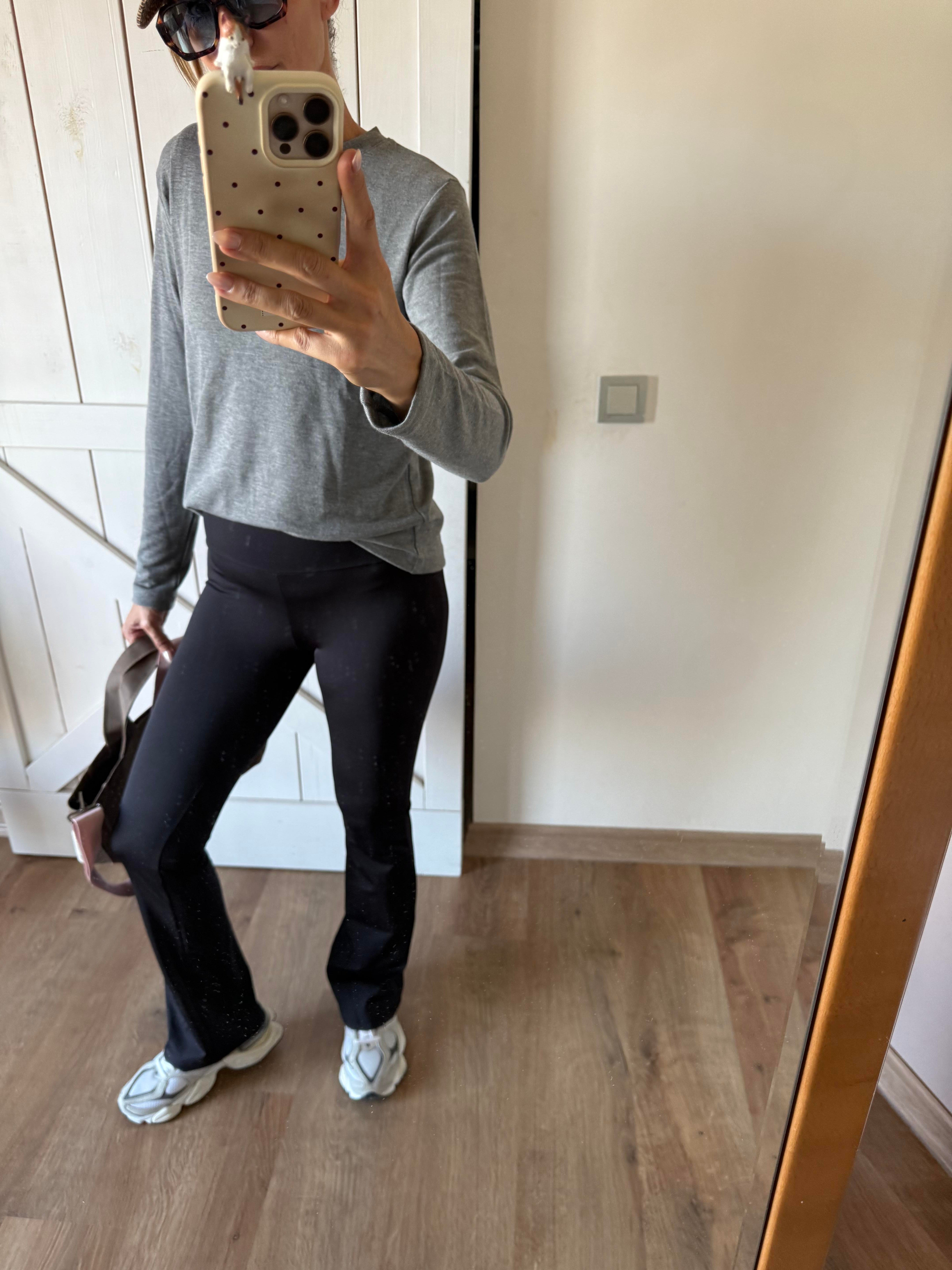 Siyah İspanyol Aloha Tayt