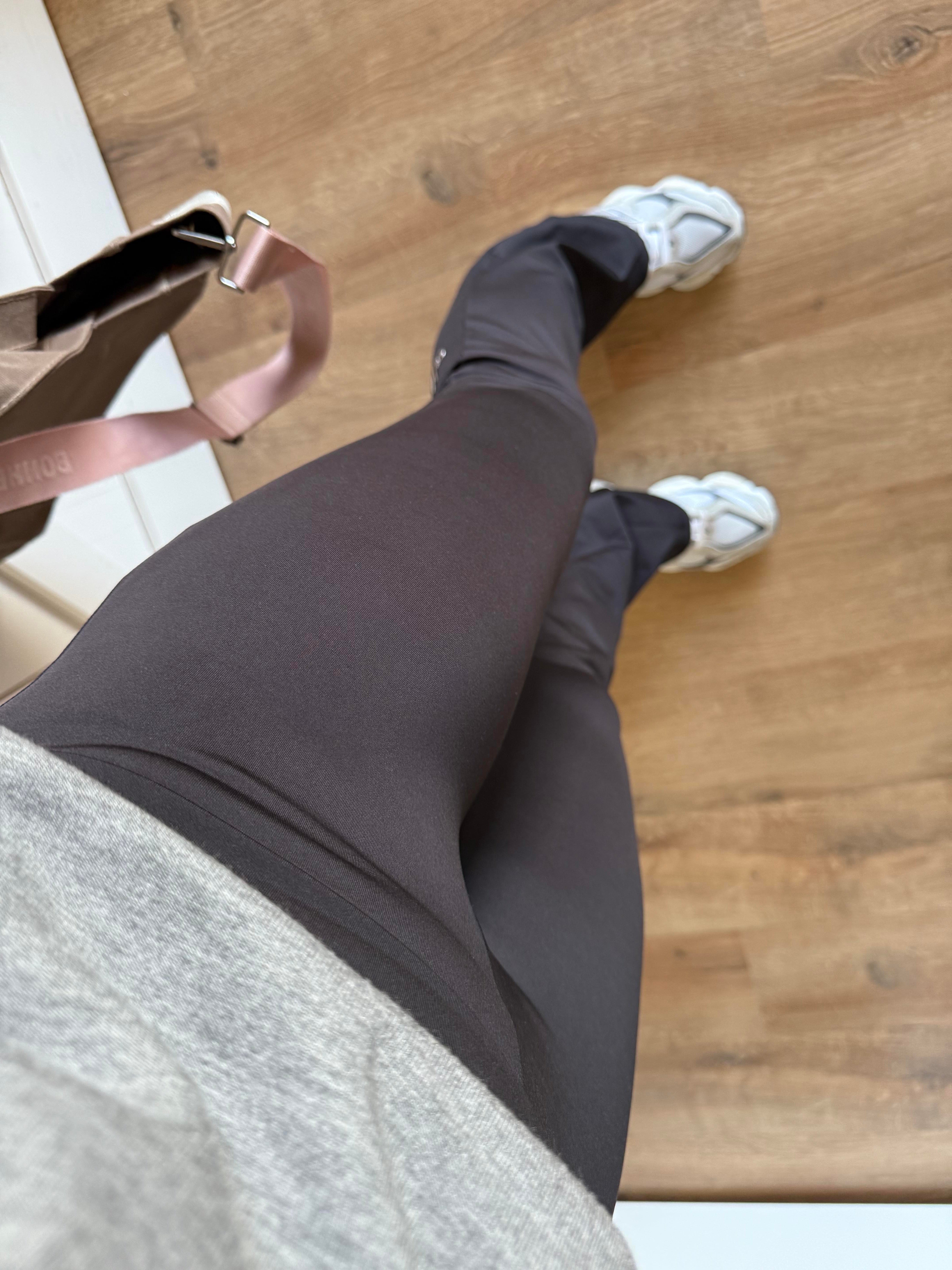 Siyah İspanyol Aloha Tayt