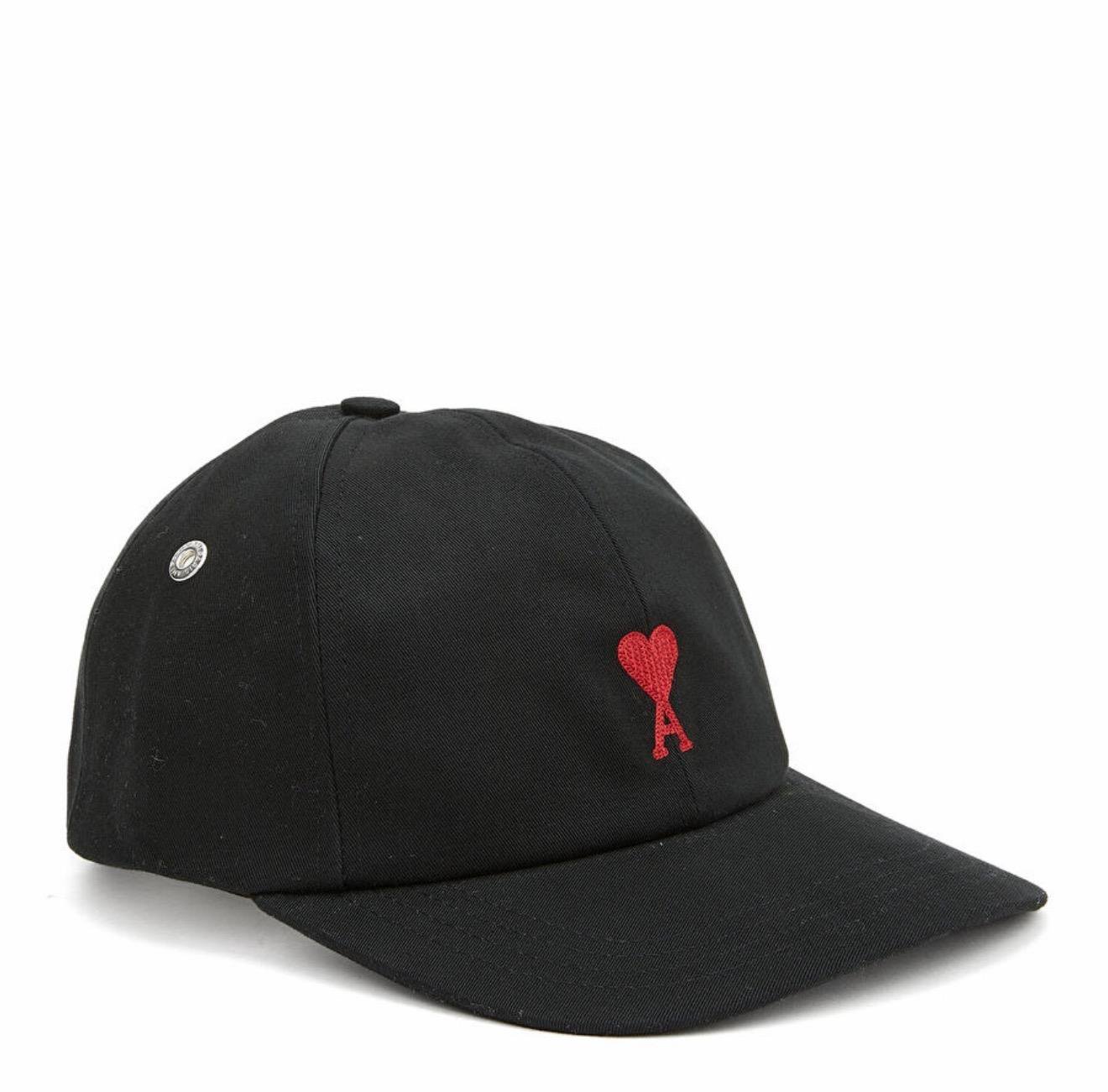 Siyah Kalp Logolu Cap