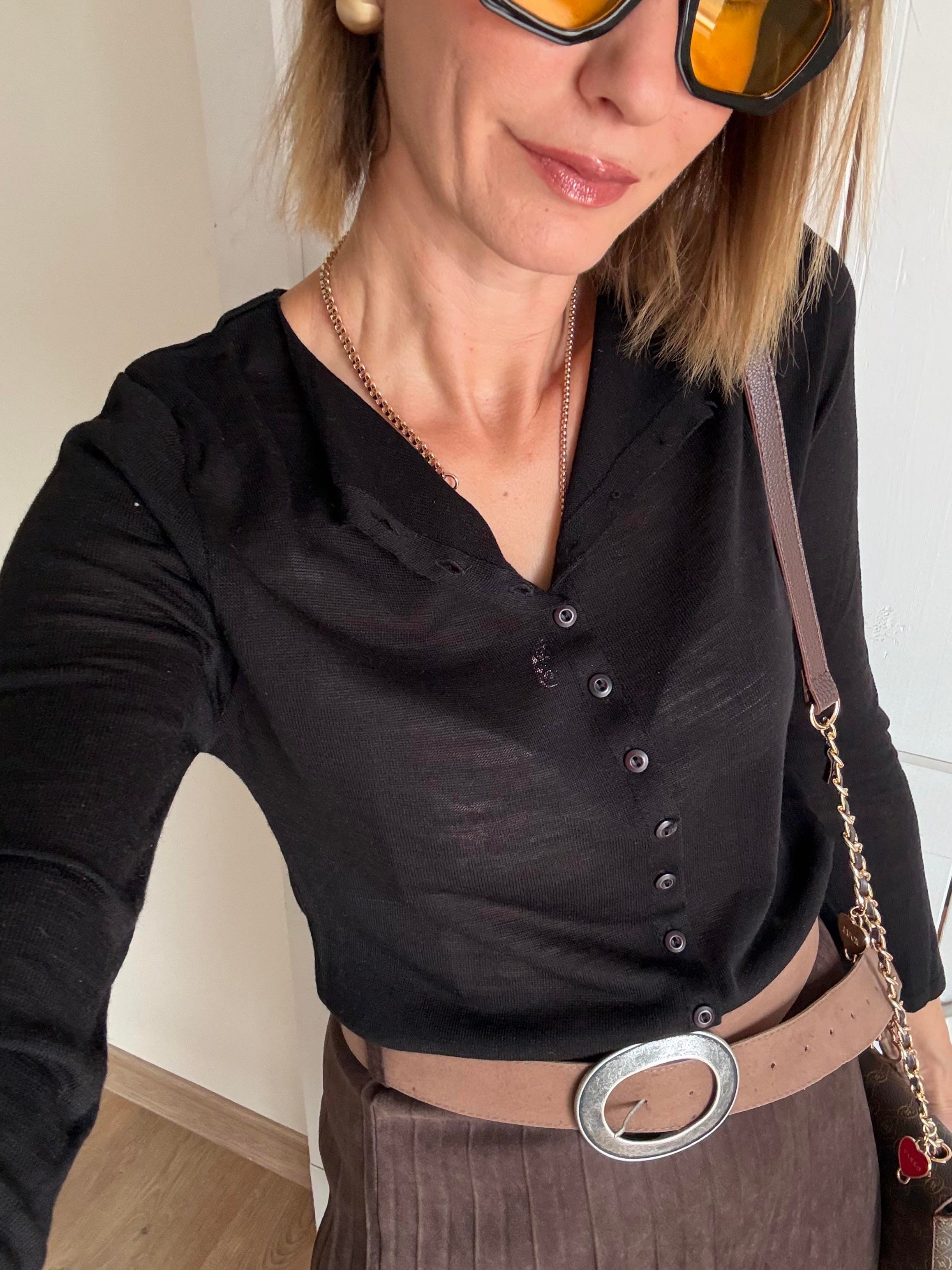 Siyah Massi Volf Hırka