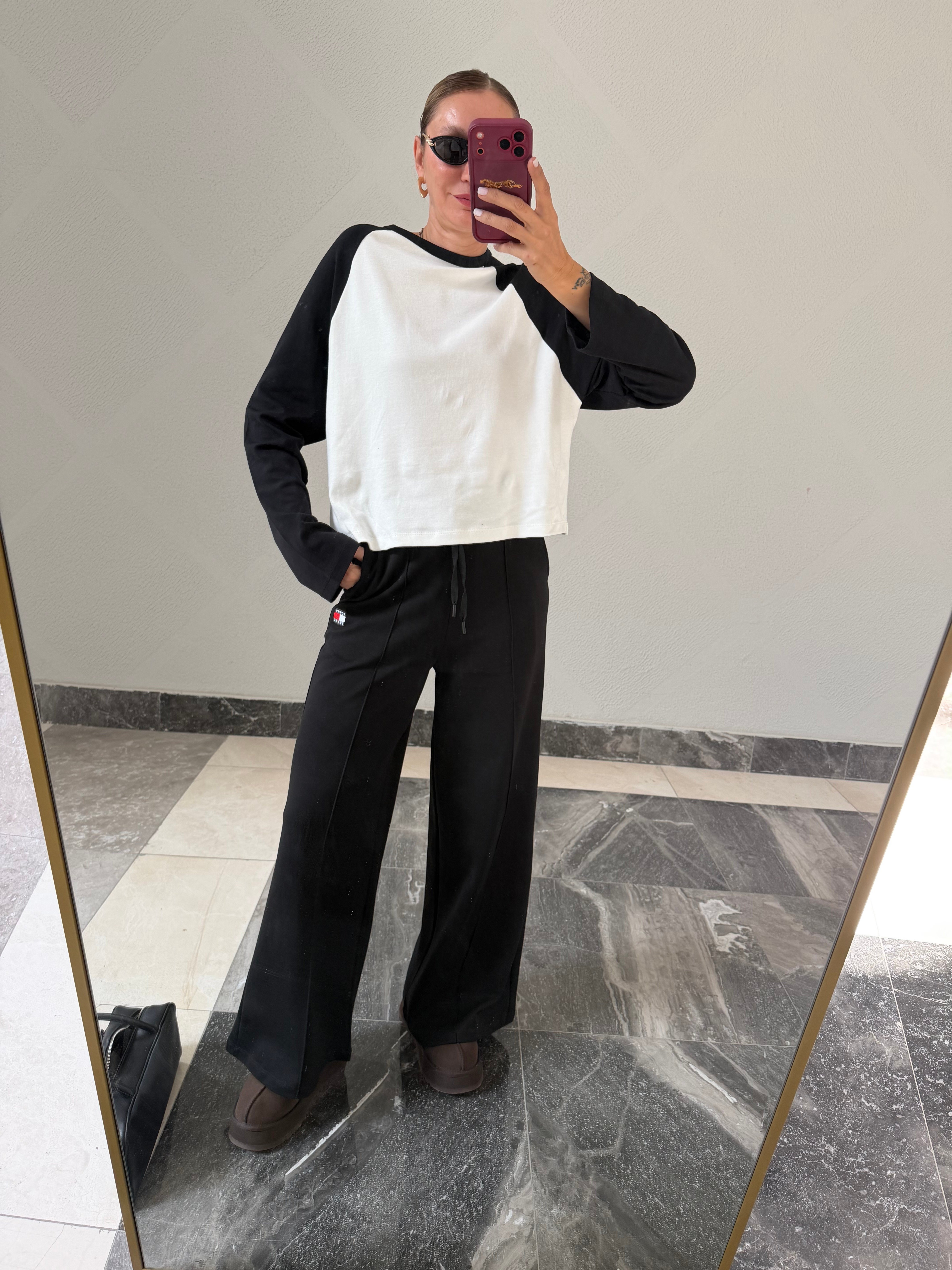 Siyah Omuz Kol Basic