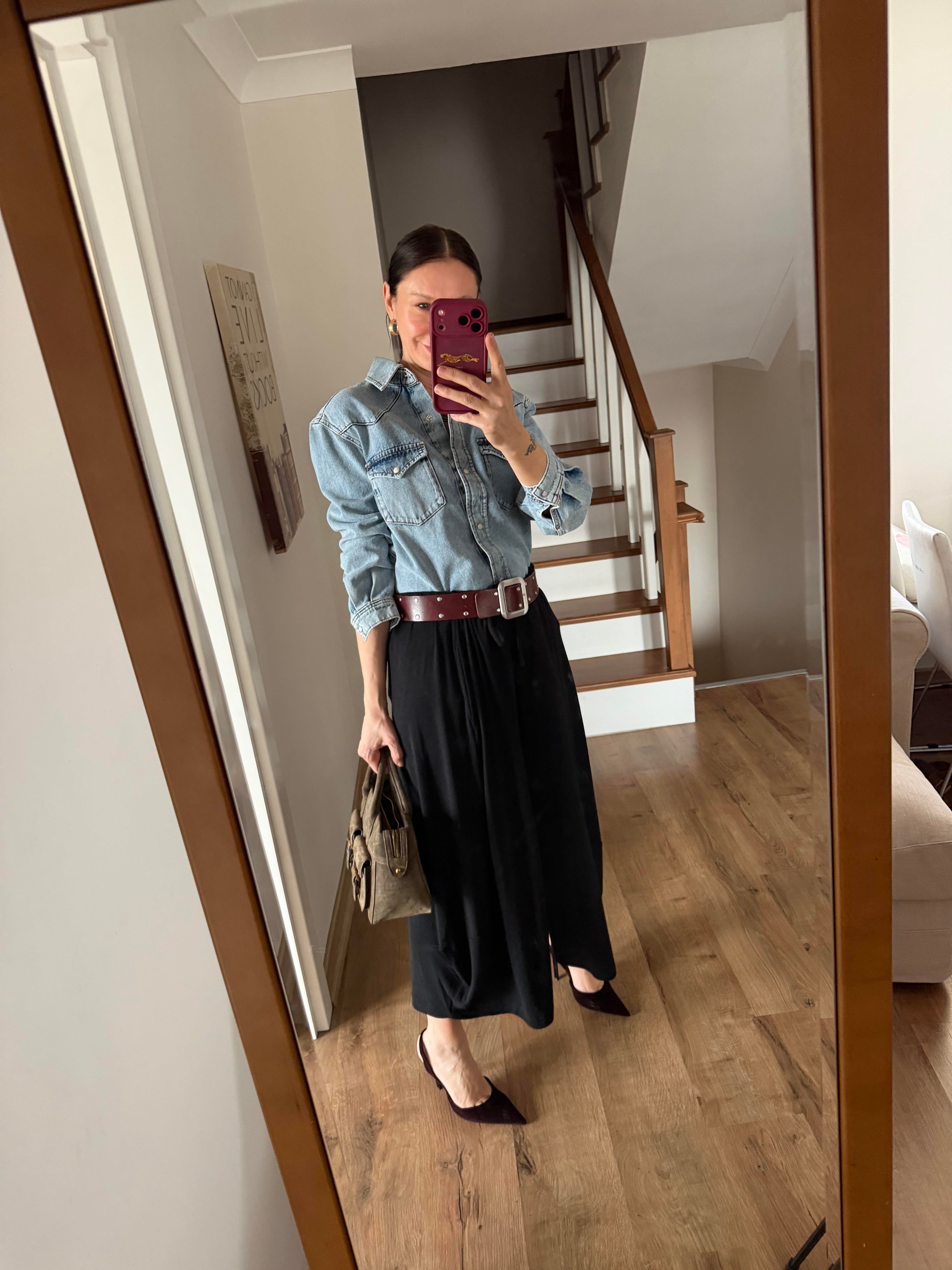 Siyah Penye Frankly Model Pantolon