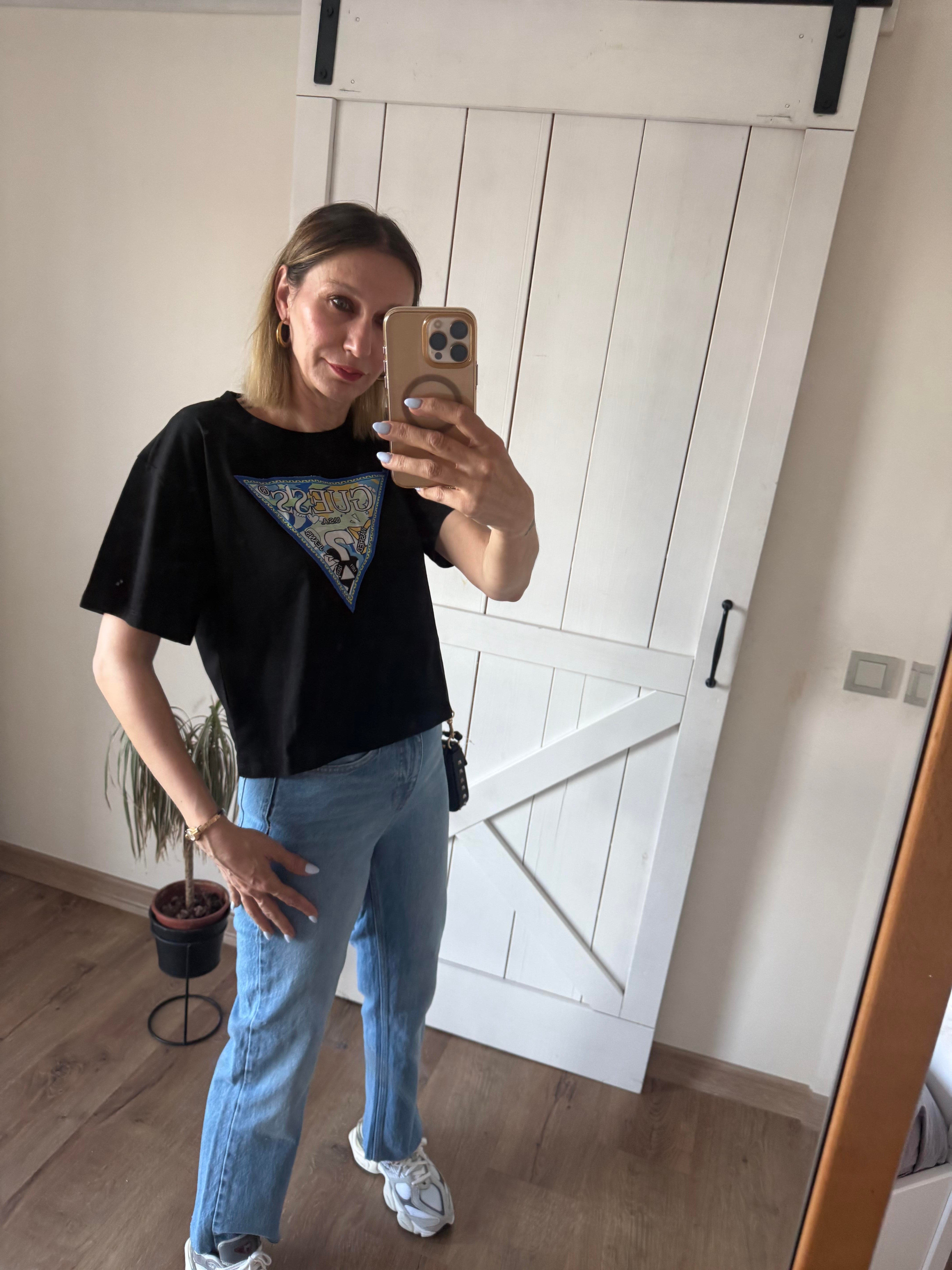 Siyah Rahat Logolu Tshirt