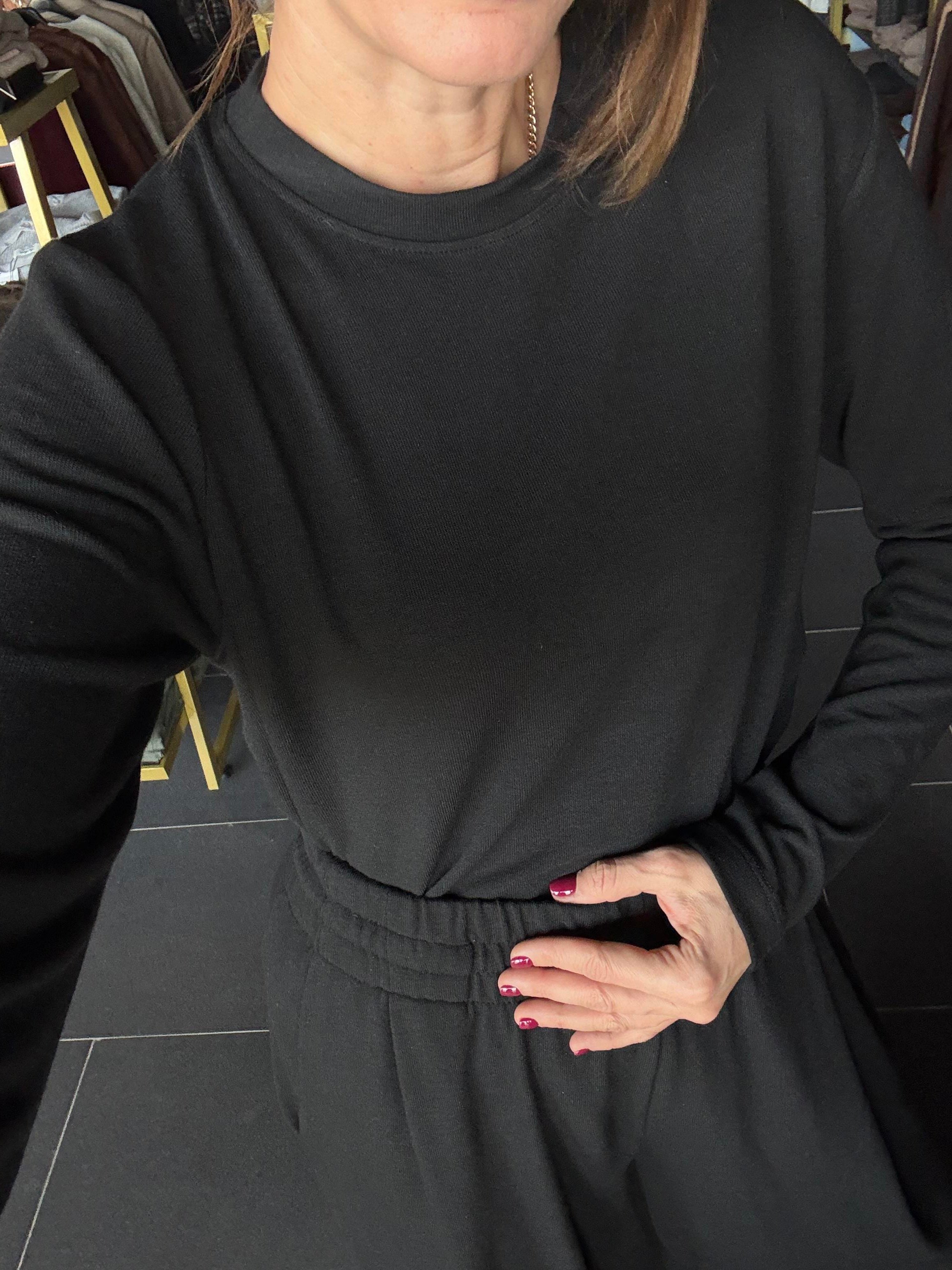 Siyah Uzun Kollu Basic