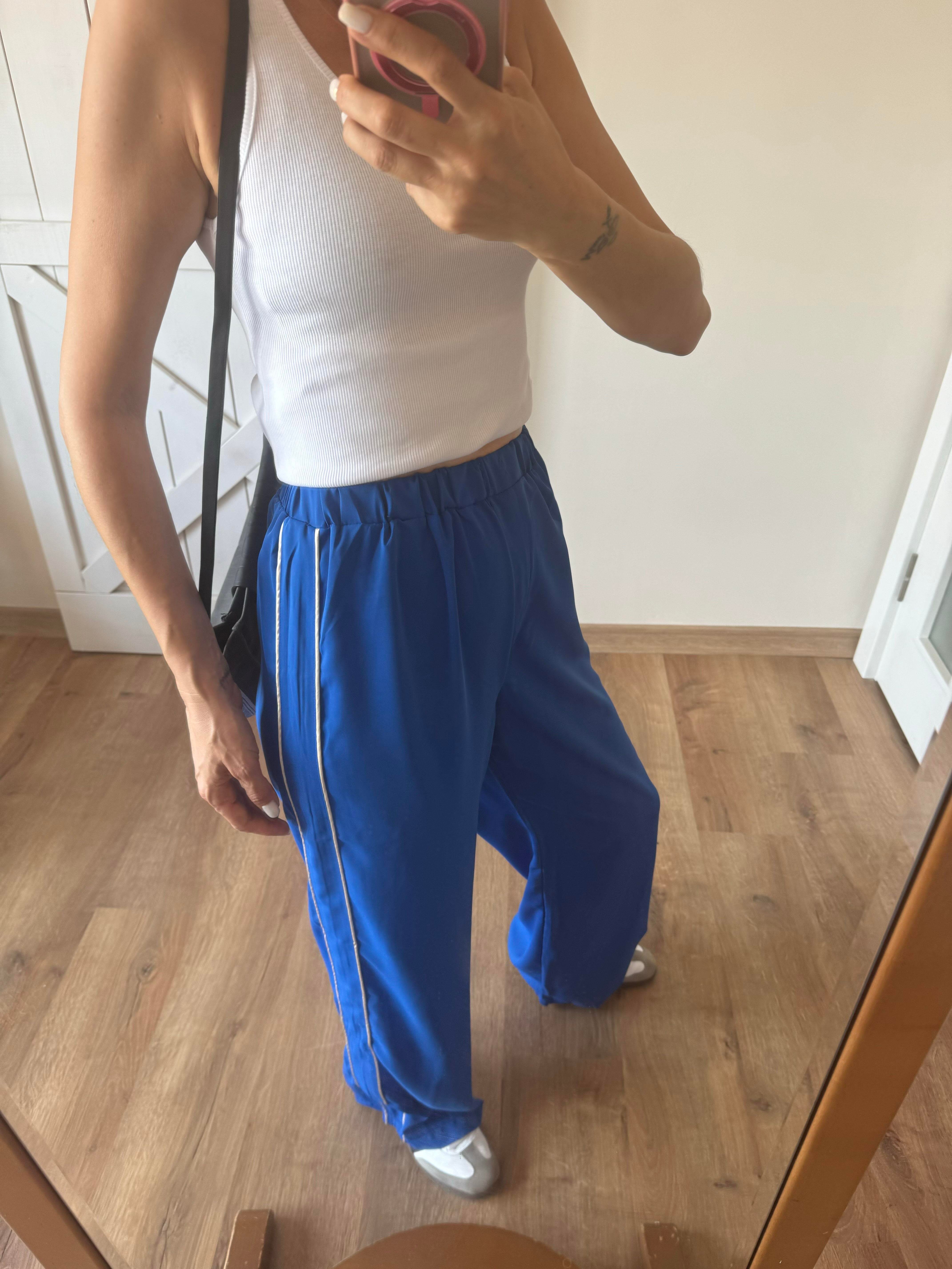 Soft Yanları Şeritli Pantolon