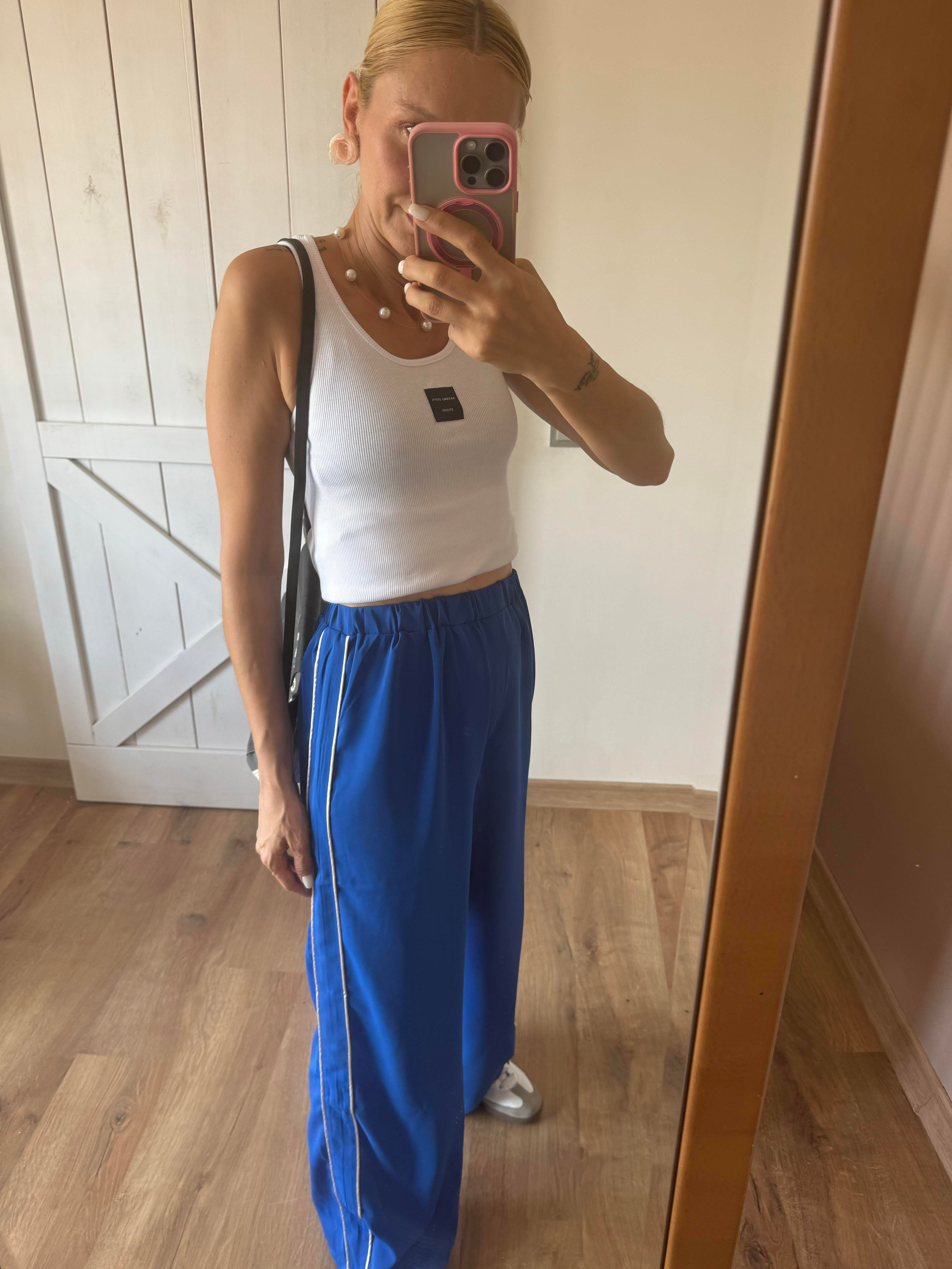 Soft Yanları Şeritli Pantolon