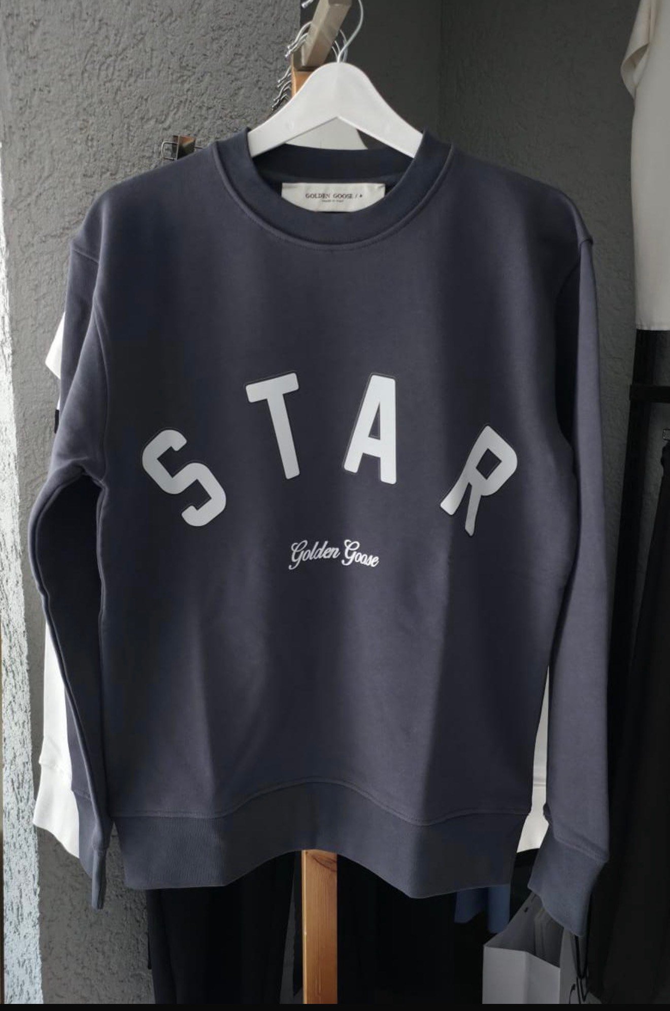 Star Gri Goose Kırık Beyaz Sweatshirt