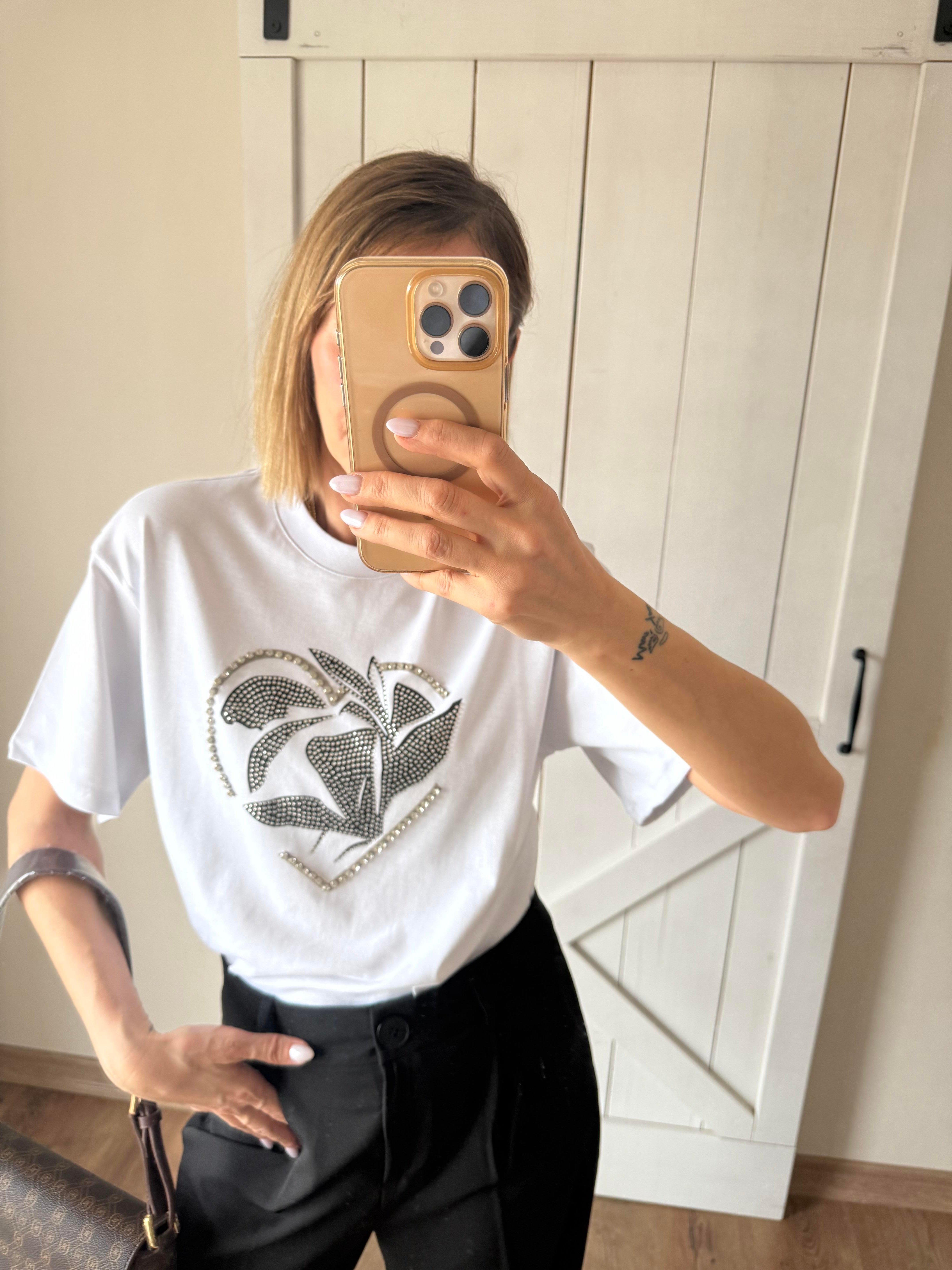 Taş Detaylı Tshirt