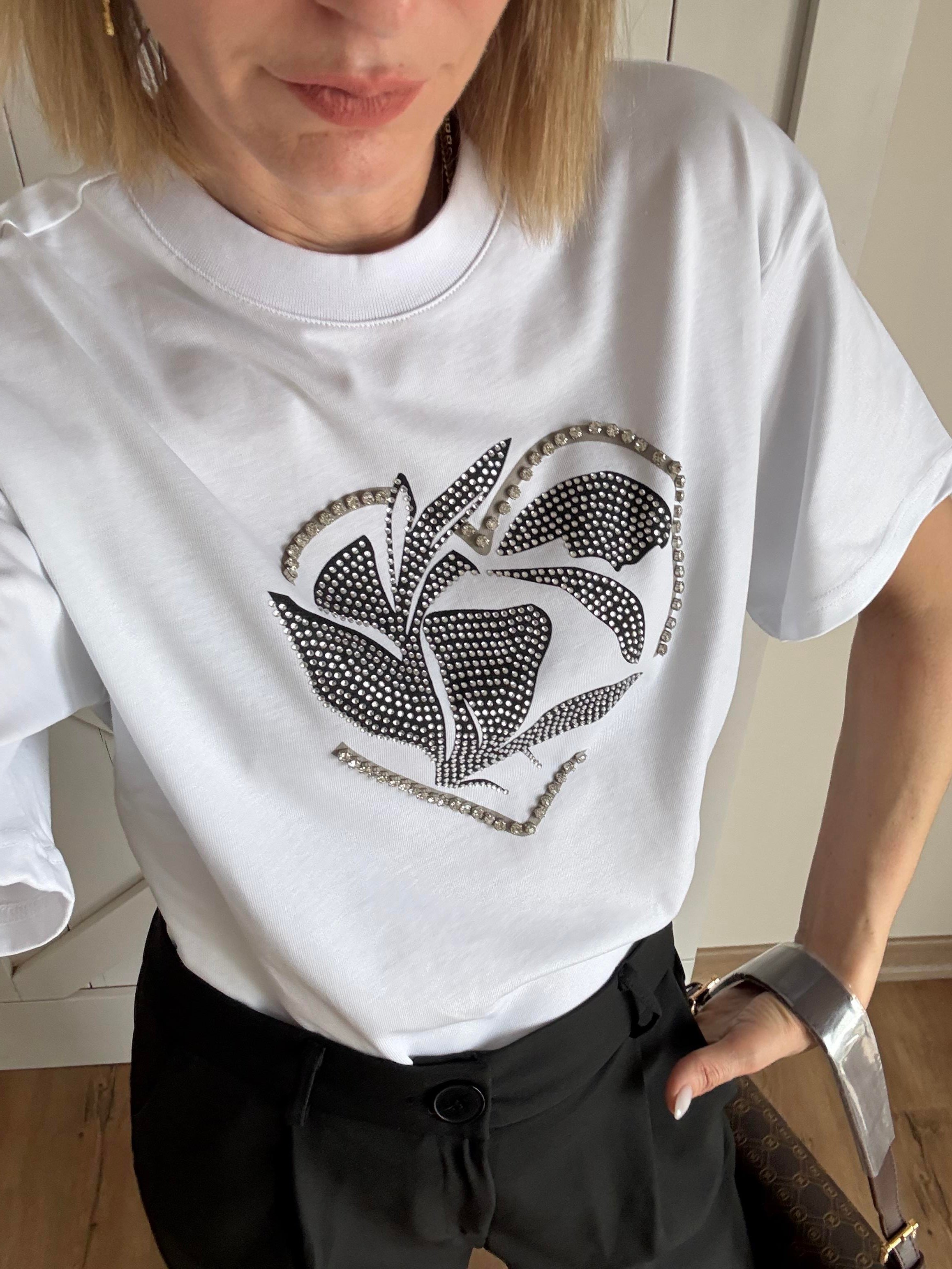 Taş Detaylı Tshirt