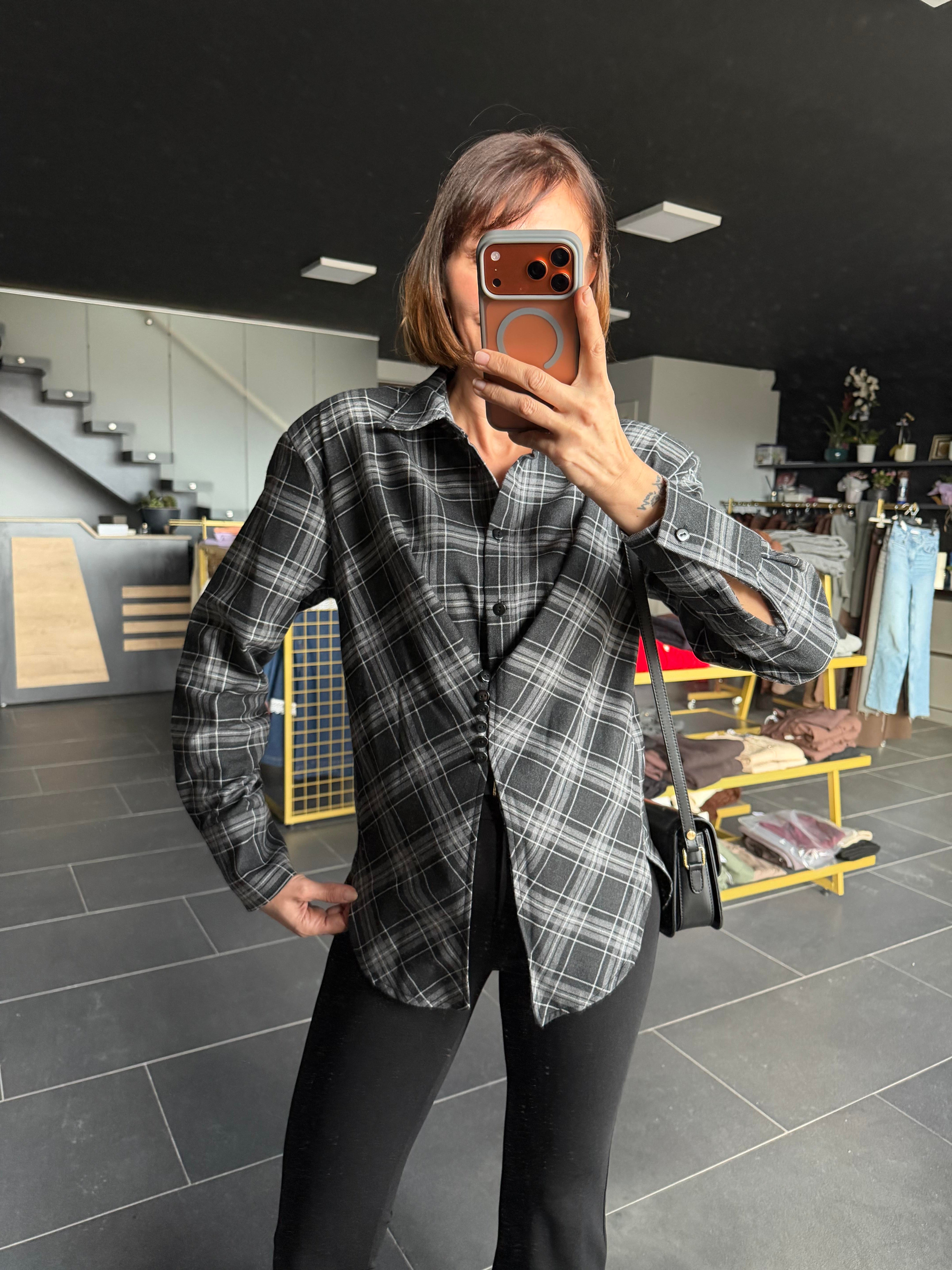 Tasarım Ekoseli Gömlek