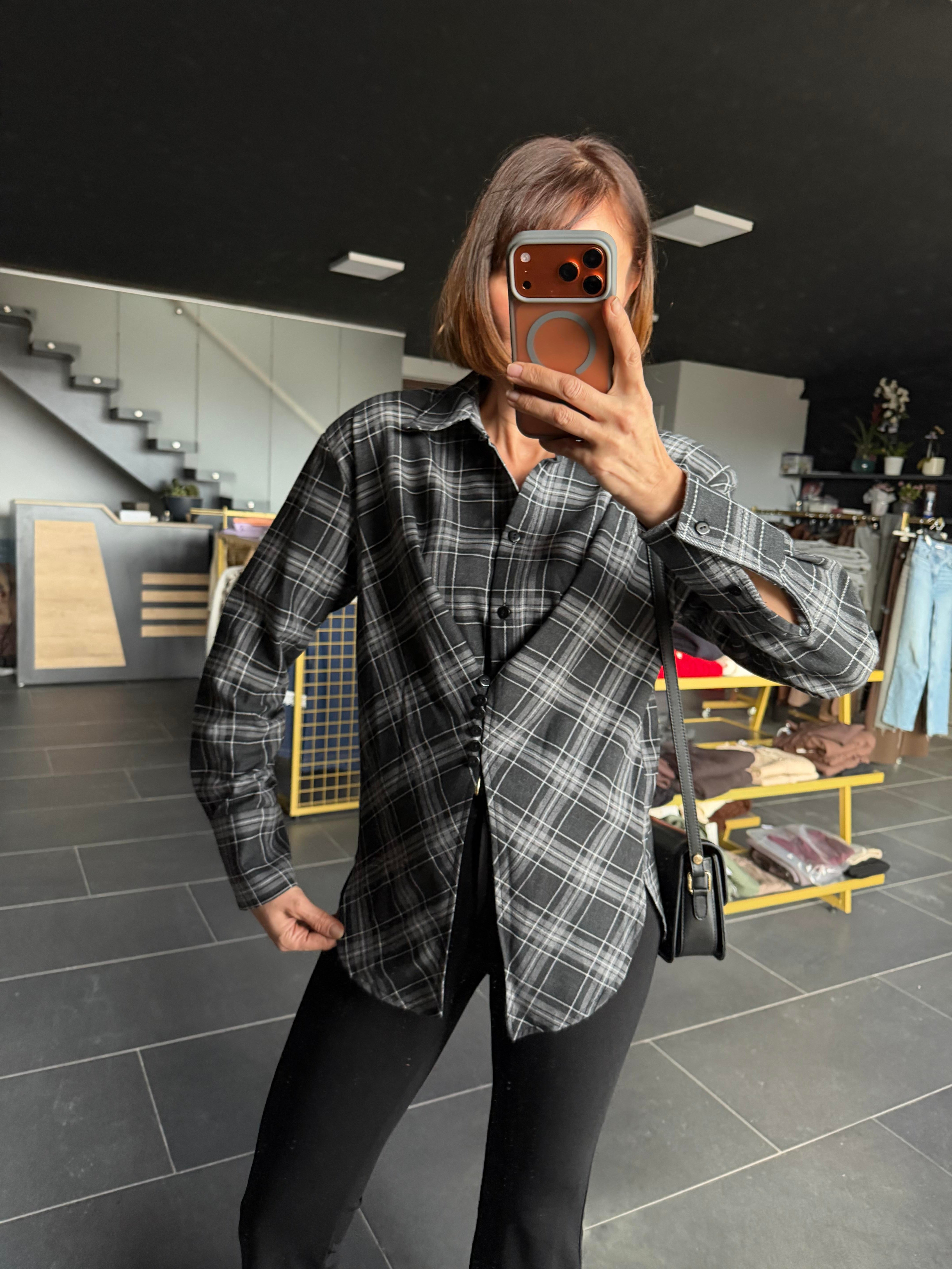 Tasarım Ekoseli Gömlek