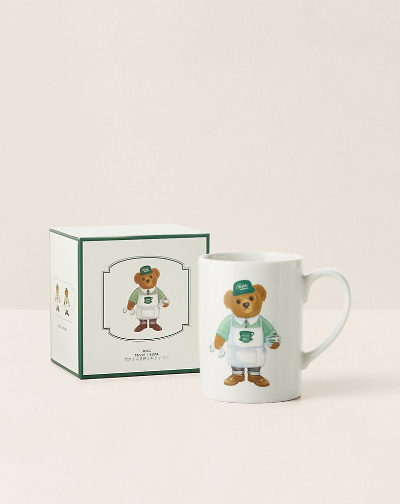 Teddy Bear Green Seramik Kupa