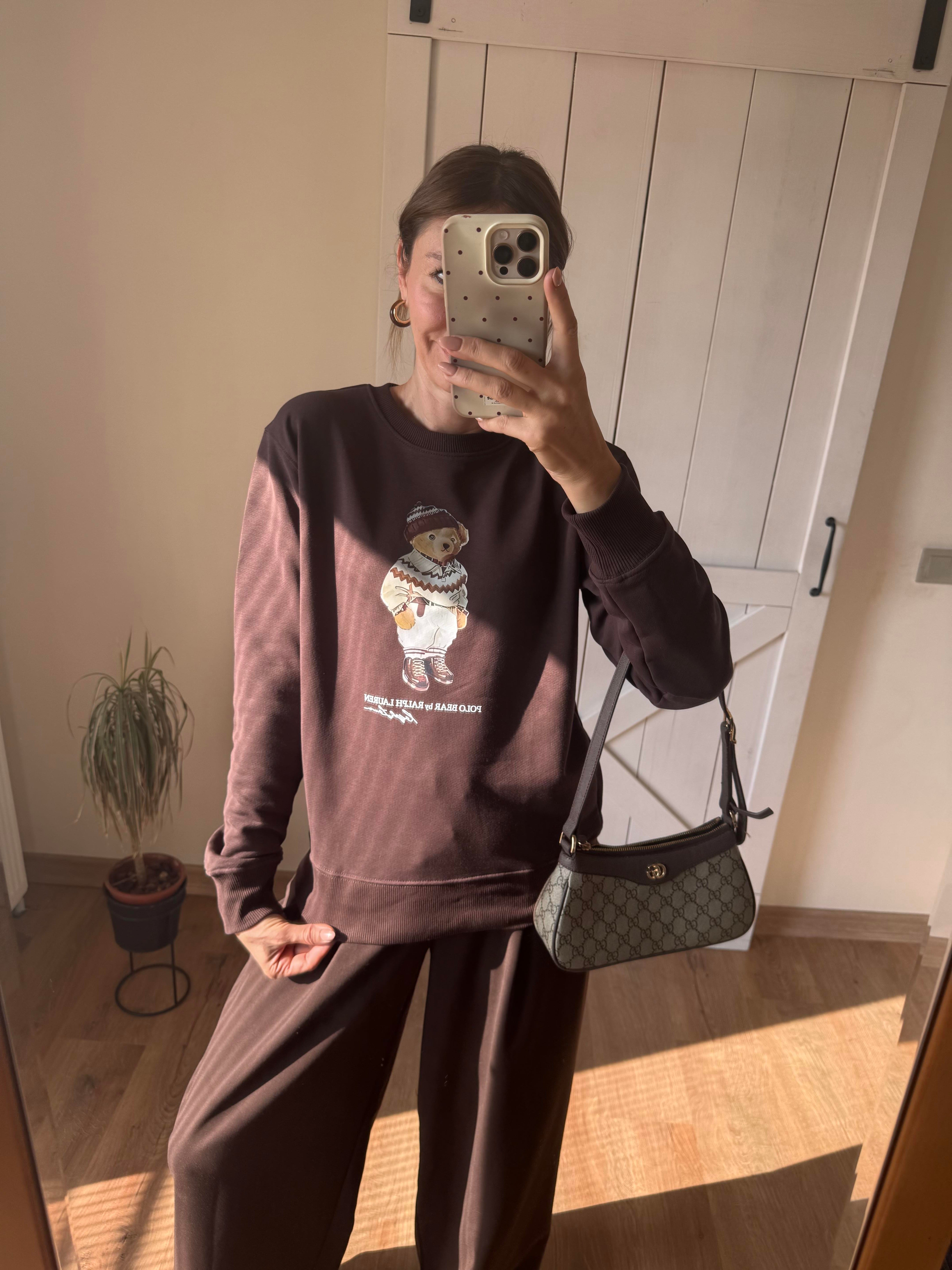 Teddy Kahve Sweatshirt