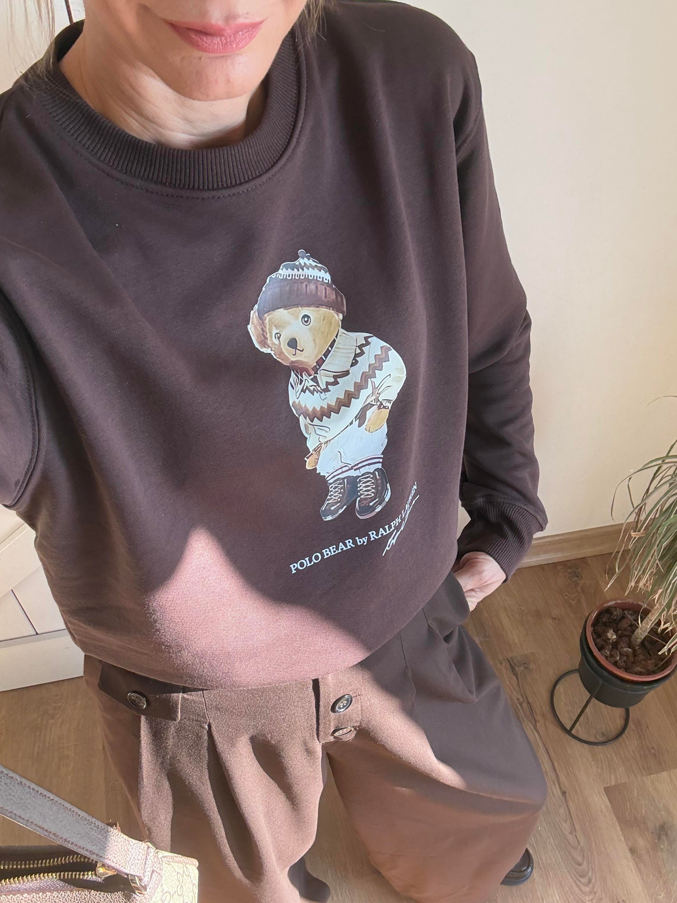 Teddy Kahve Sweatshirt