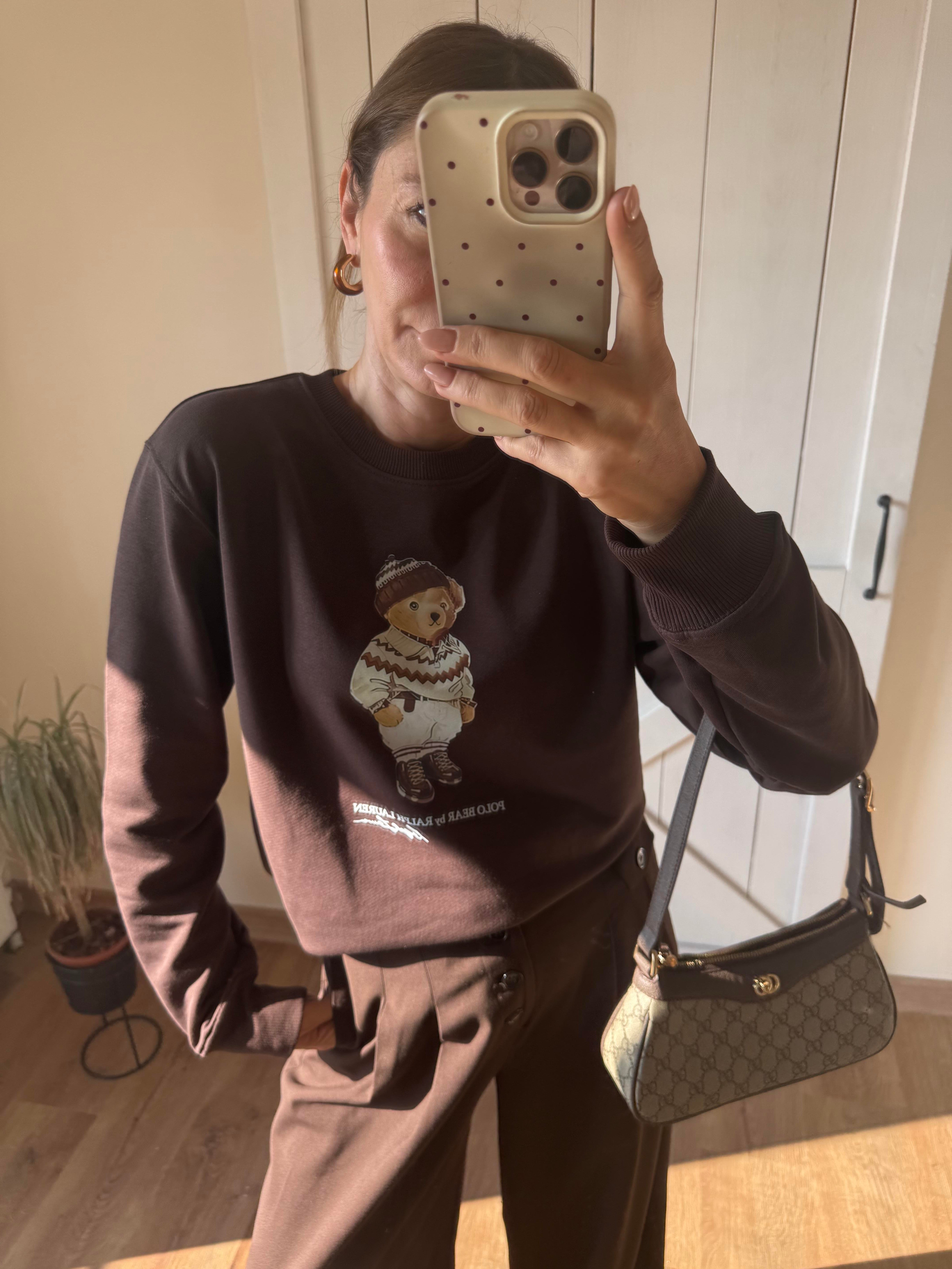 Teddy Kahve Sweatshirt