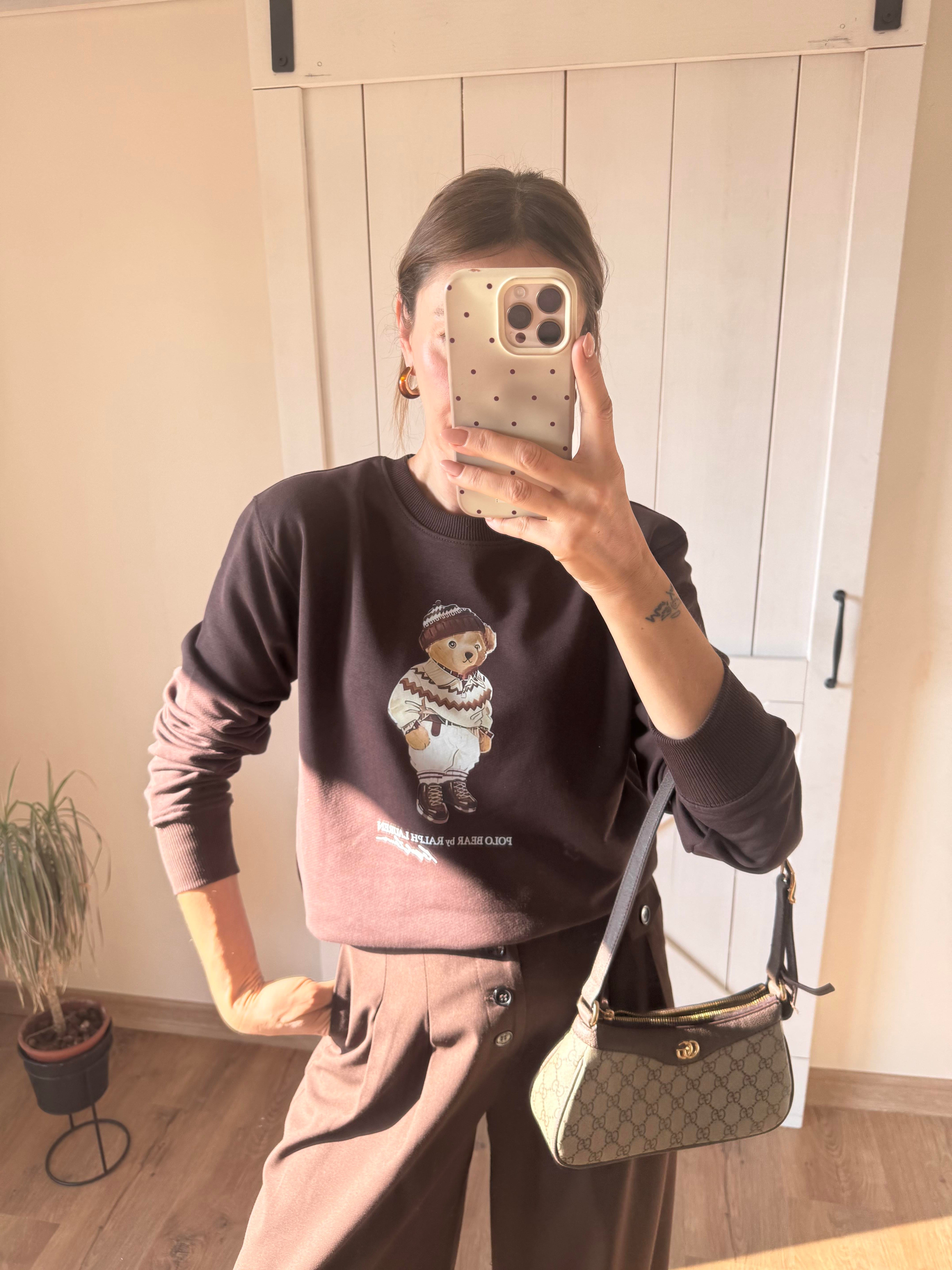 Teddy Kahve Sweatshirt