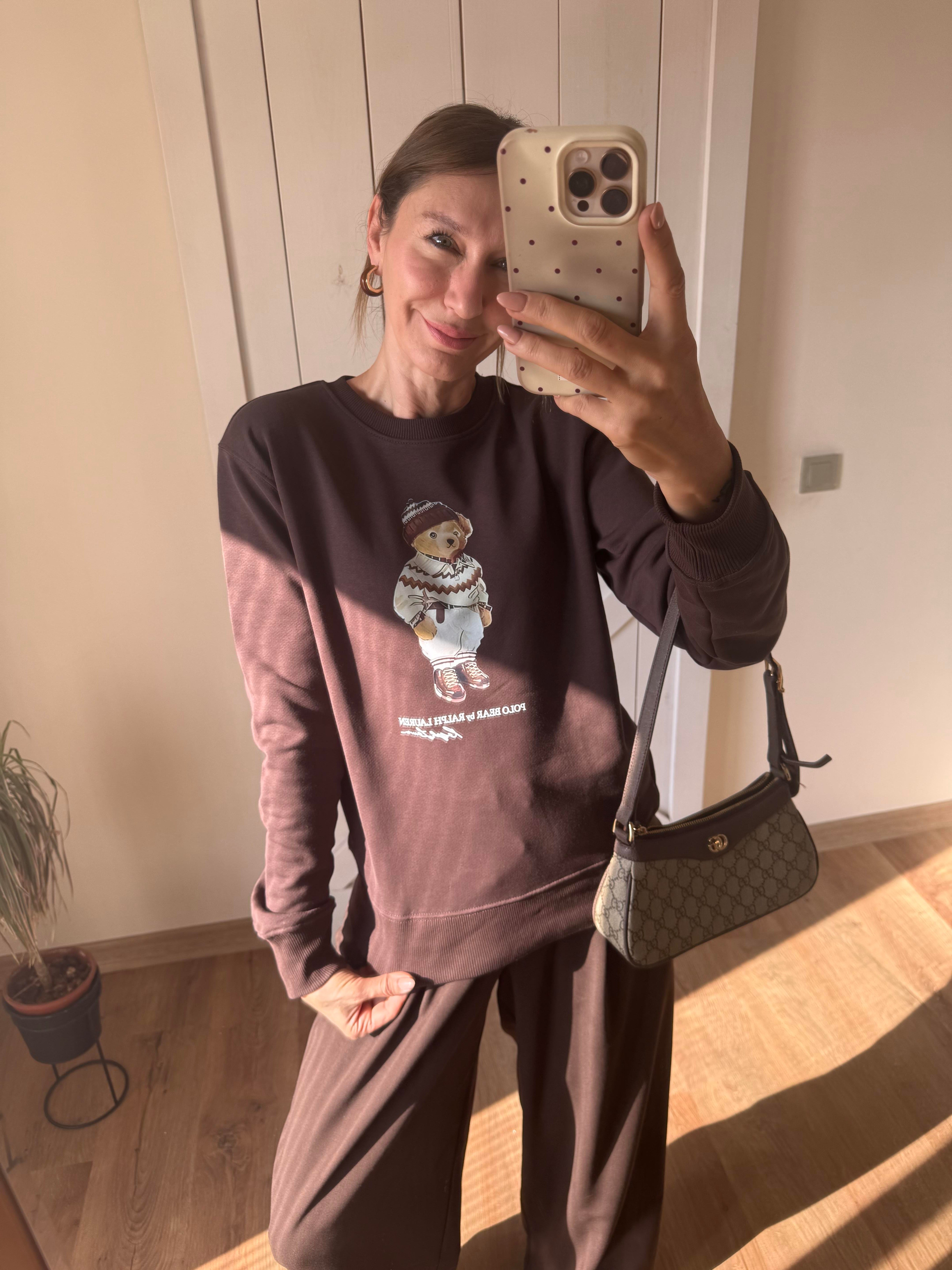 Teddy Kahve Sweatshirt