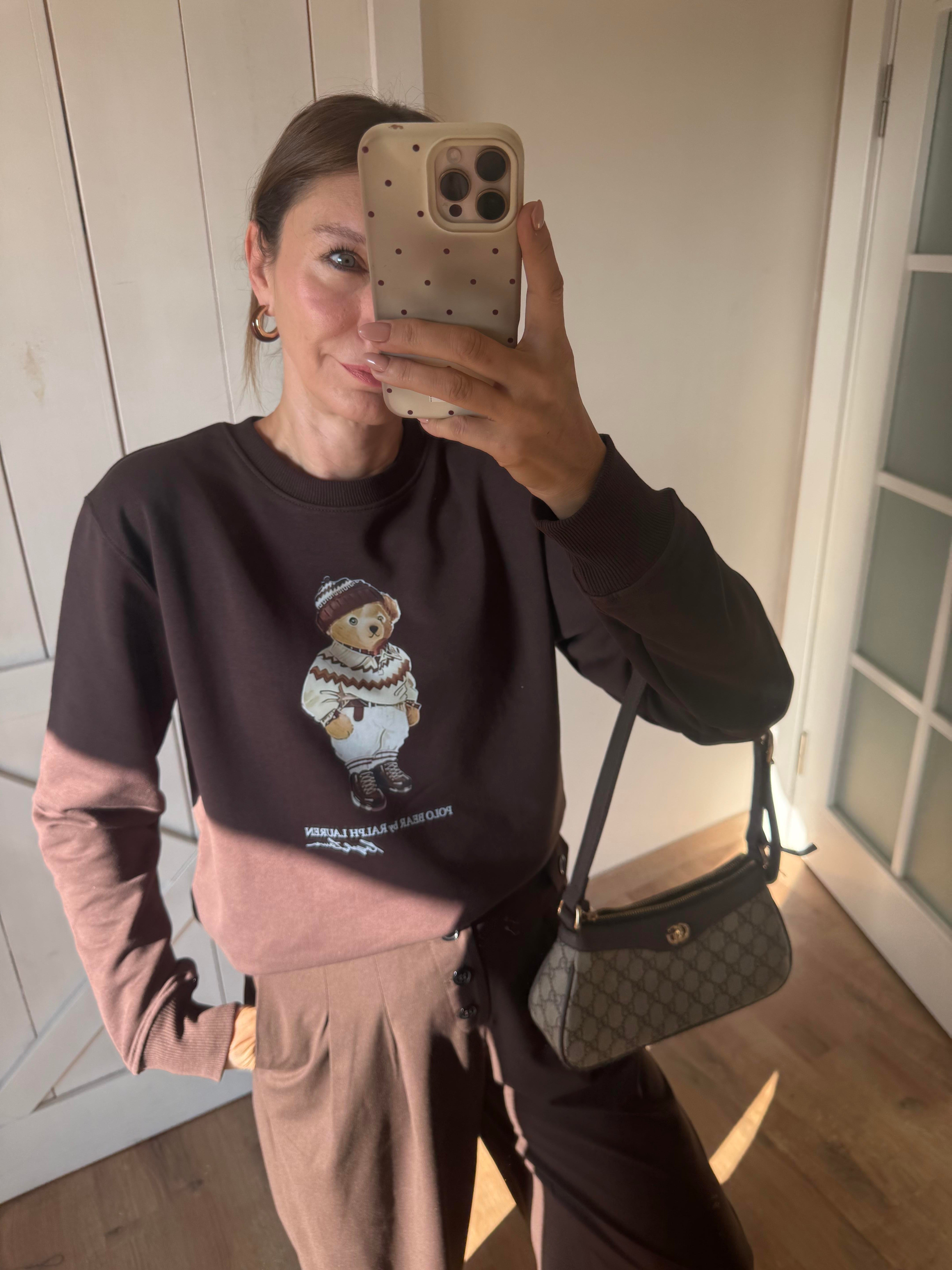 Teddy Kahve Sweatshirt