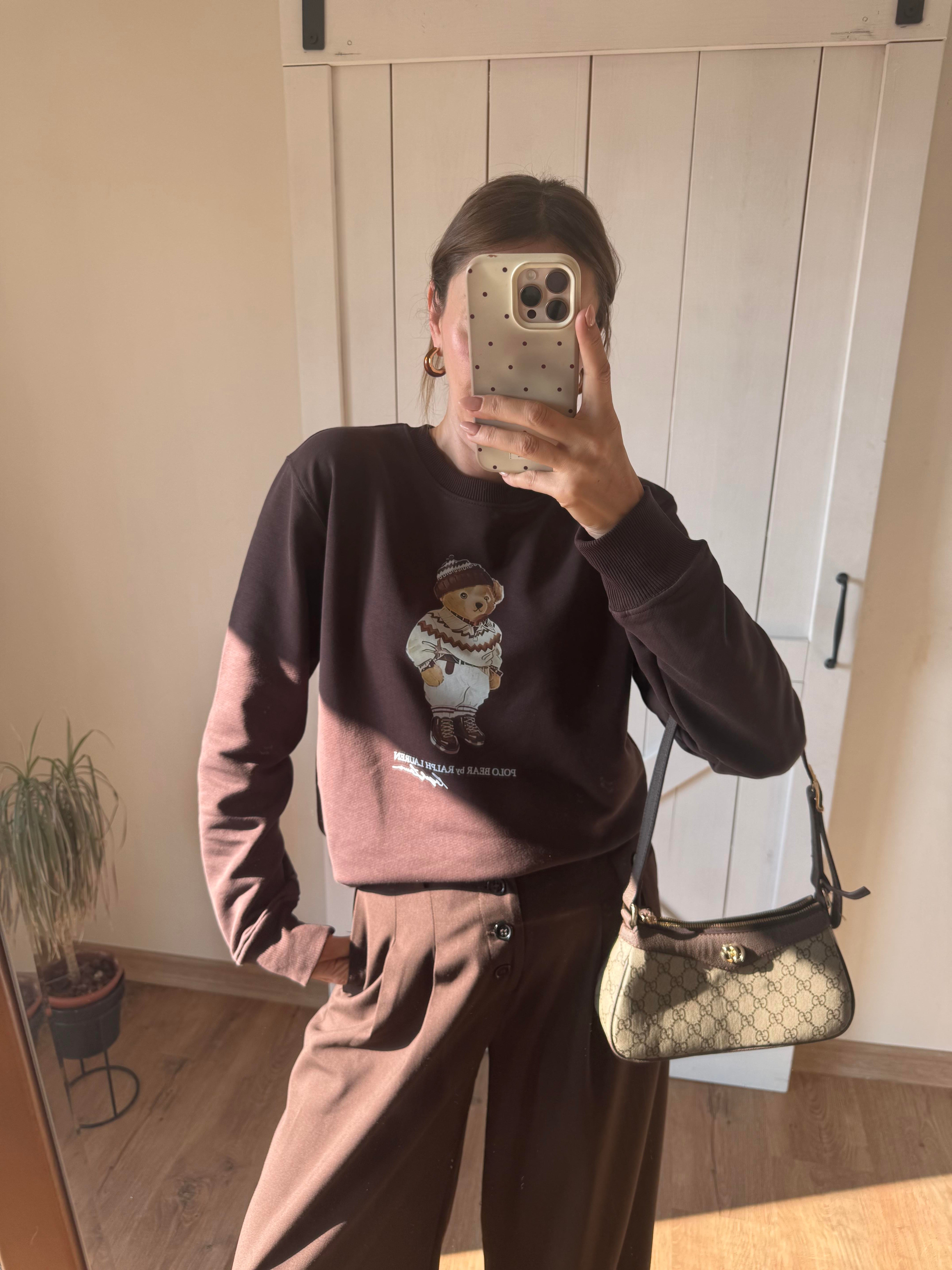 Teddy Kahve Sweatshirt