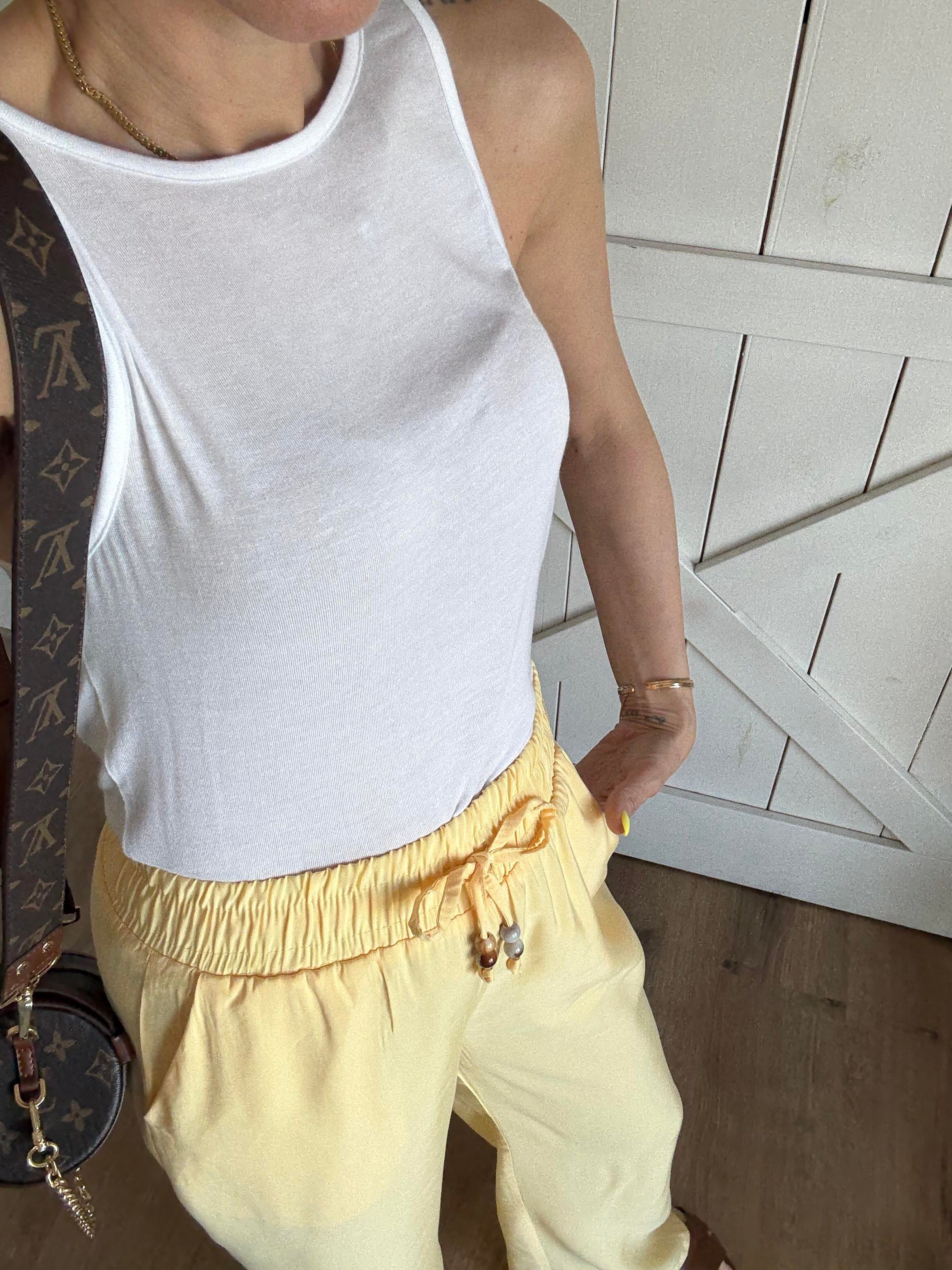 Tensel Keten Beyaz Atlet