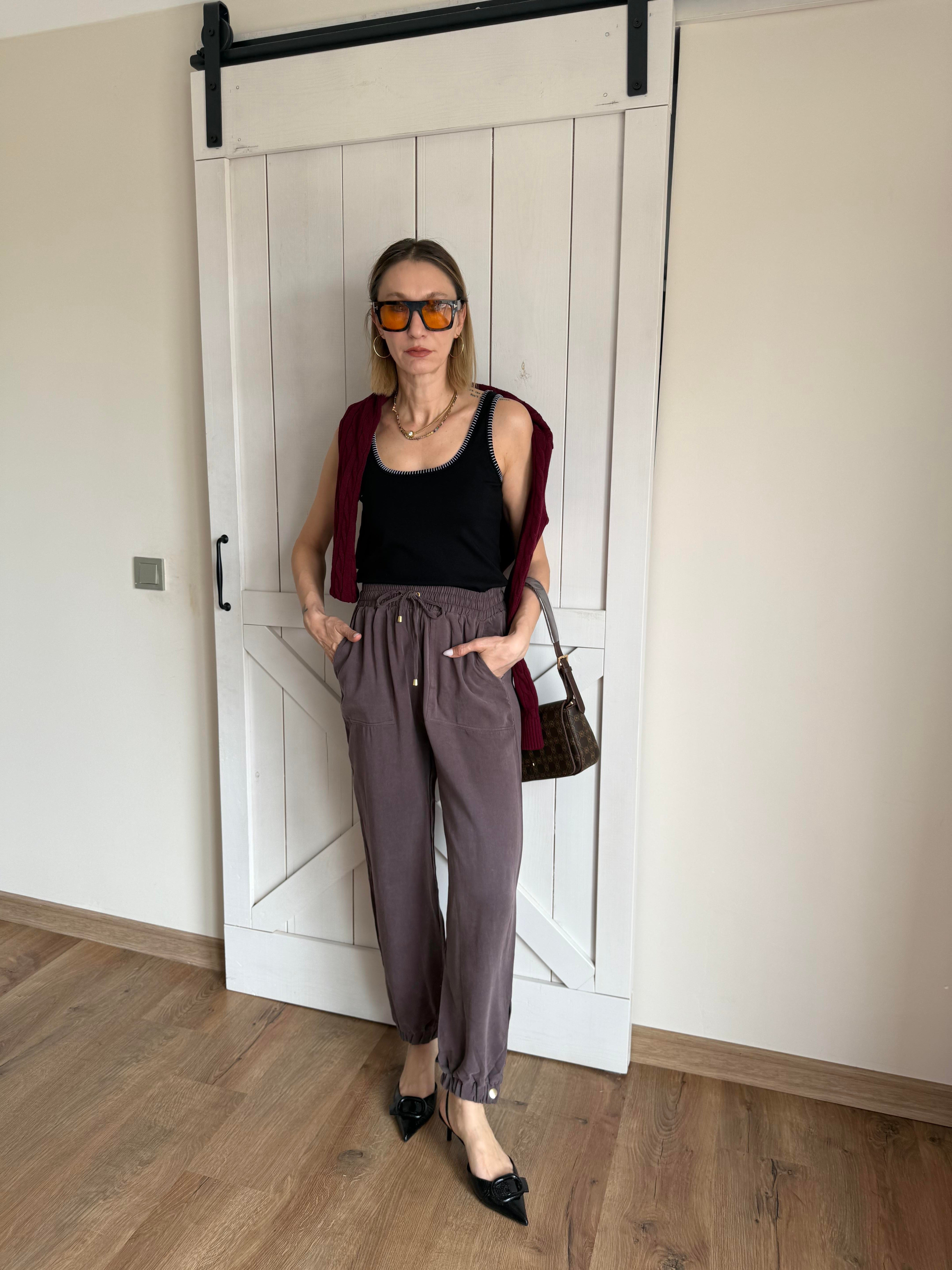 Tensel Mürdüm Jogger Pantolon