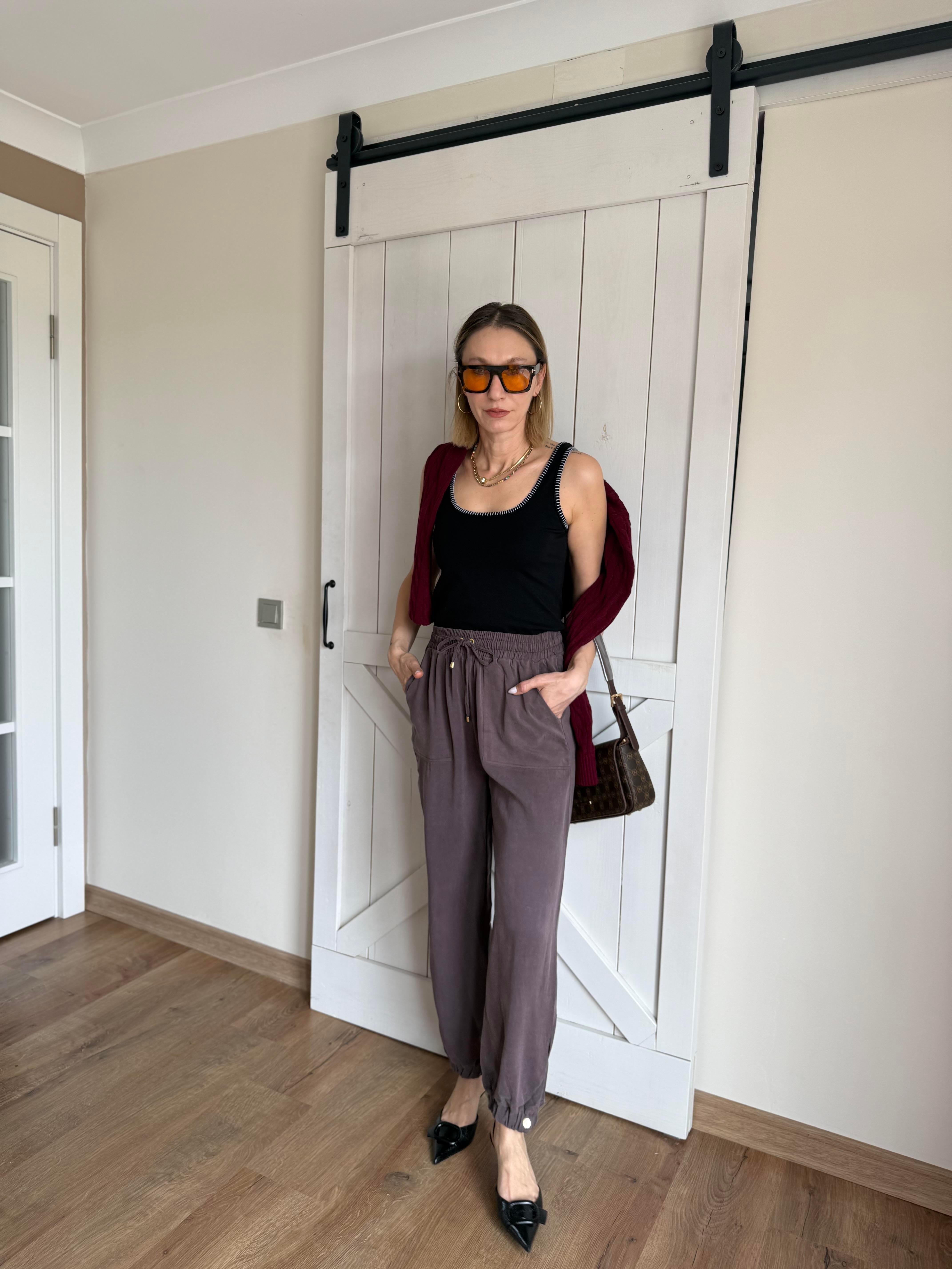 Tensel Mürdüm Jogger Pantolon