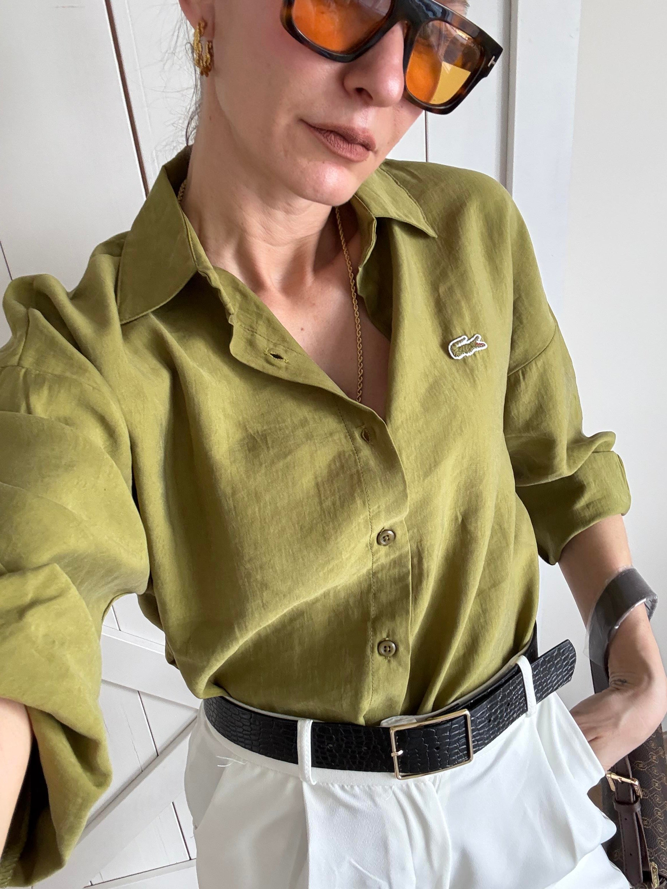 Tensel Yeşil Logolu Gömlek