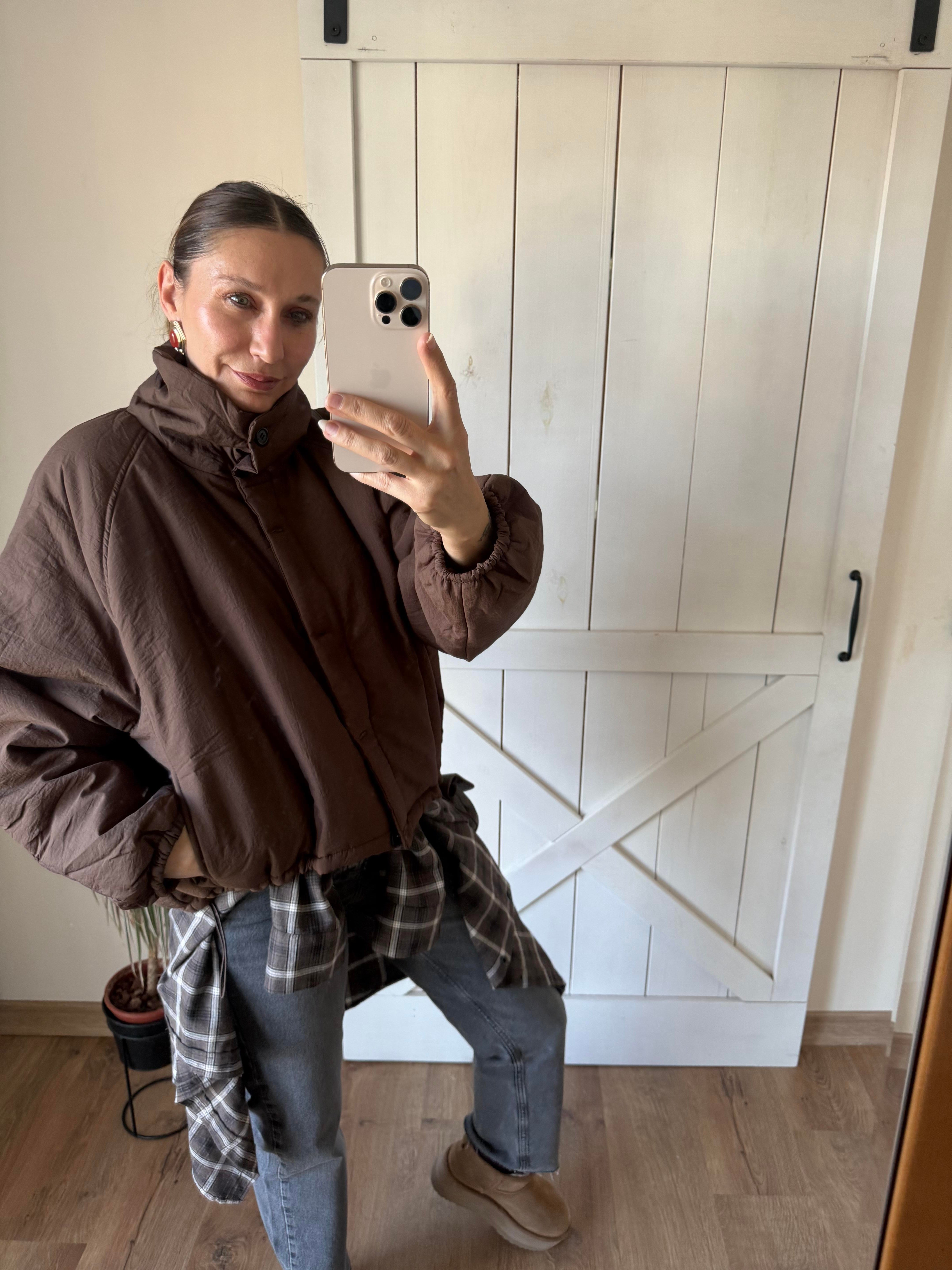 Tok Dokulu Şişme Mont