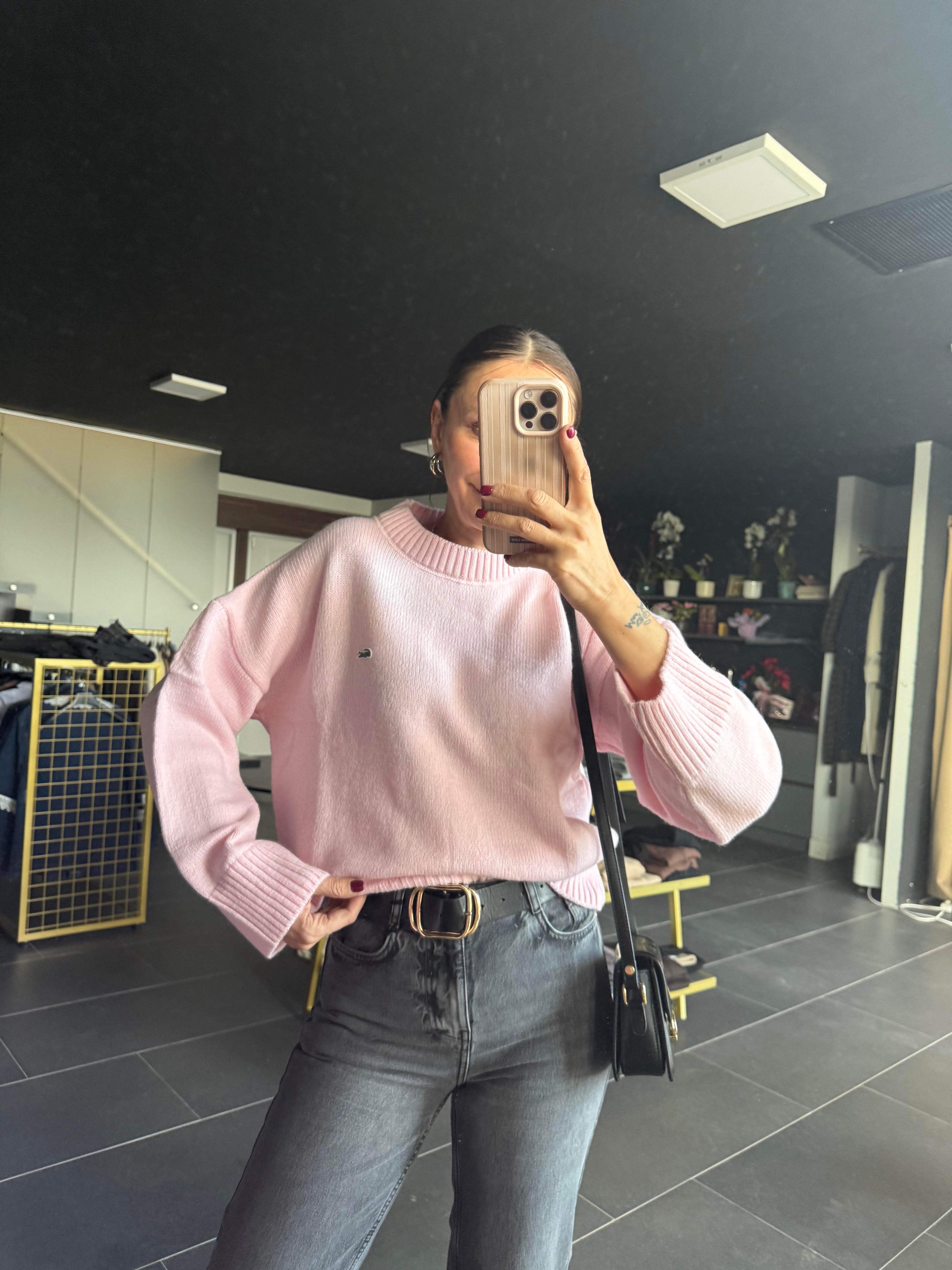 Toz Pembe Basic Kazak