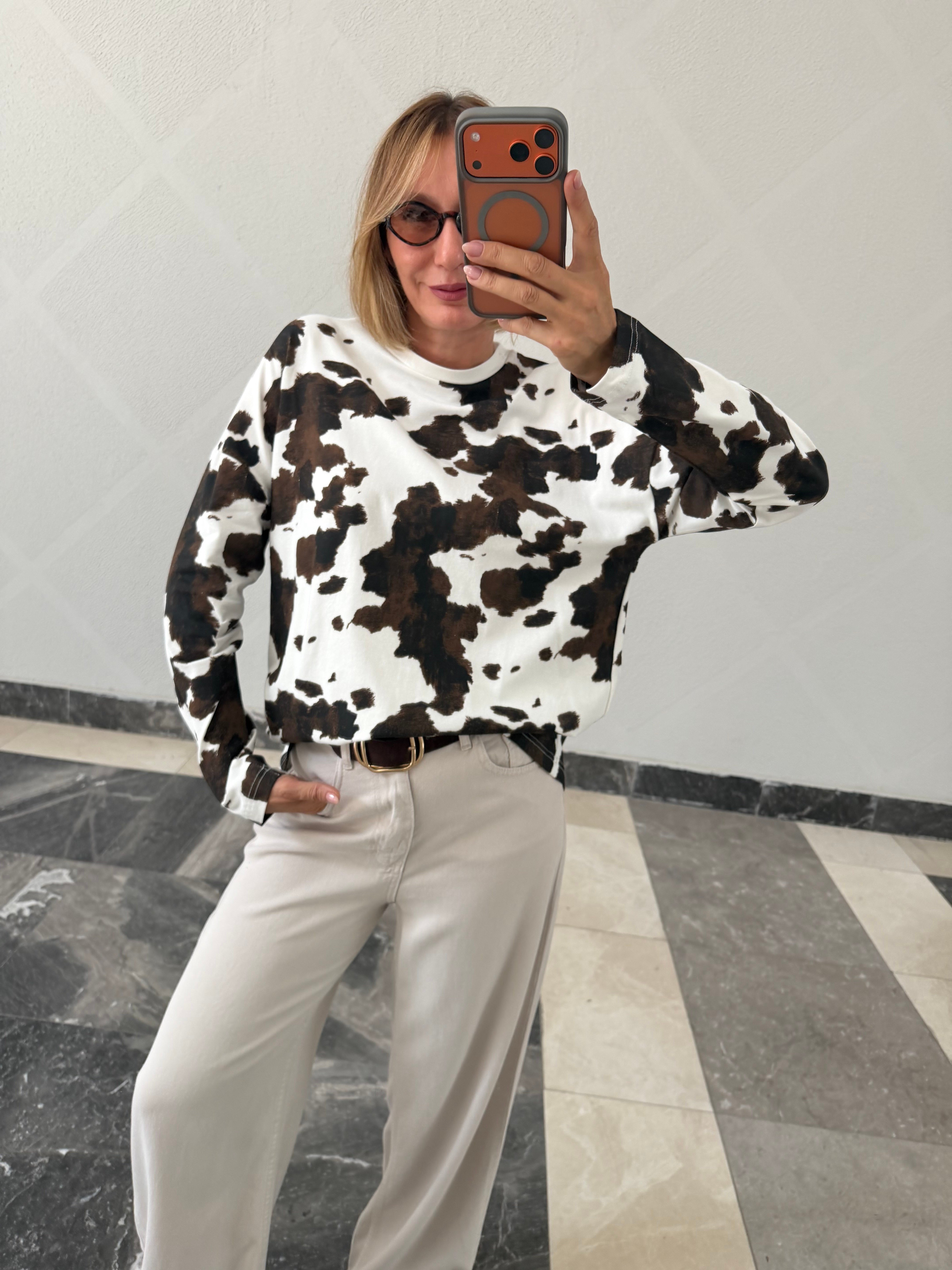 Trend Cow Print Basic