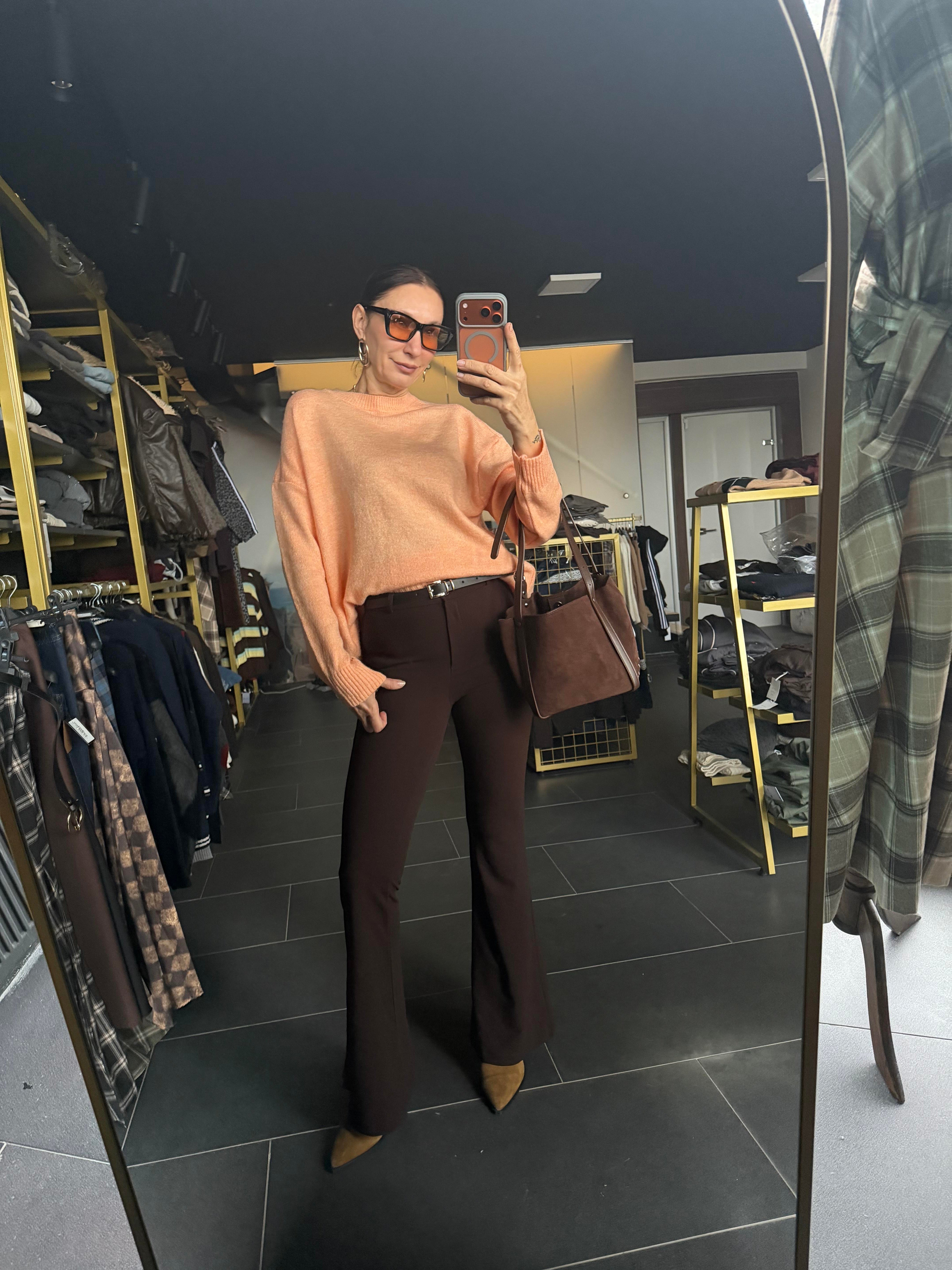 Turuncu Basic Salaş Kazak