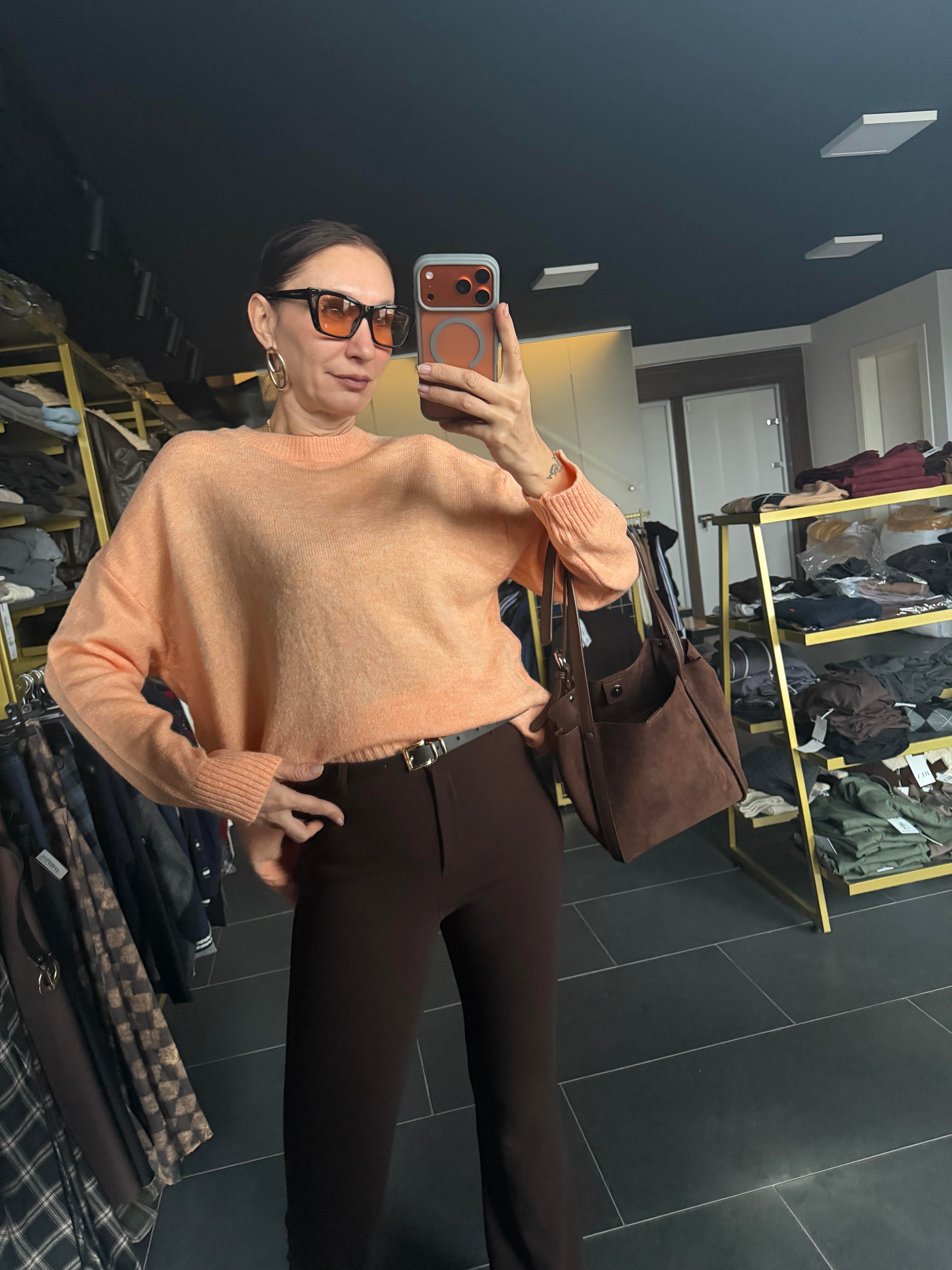 Turuncu Basic Salaş Kazak