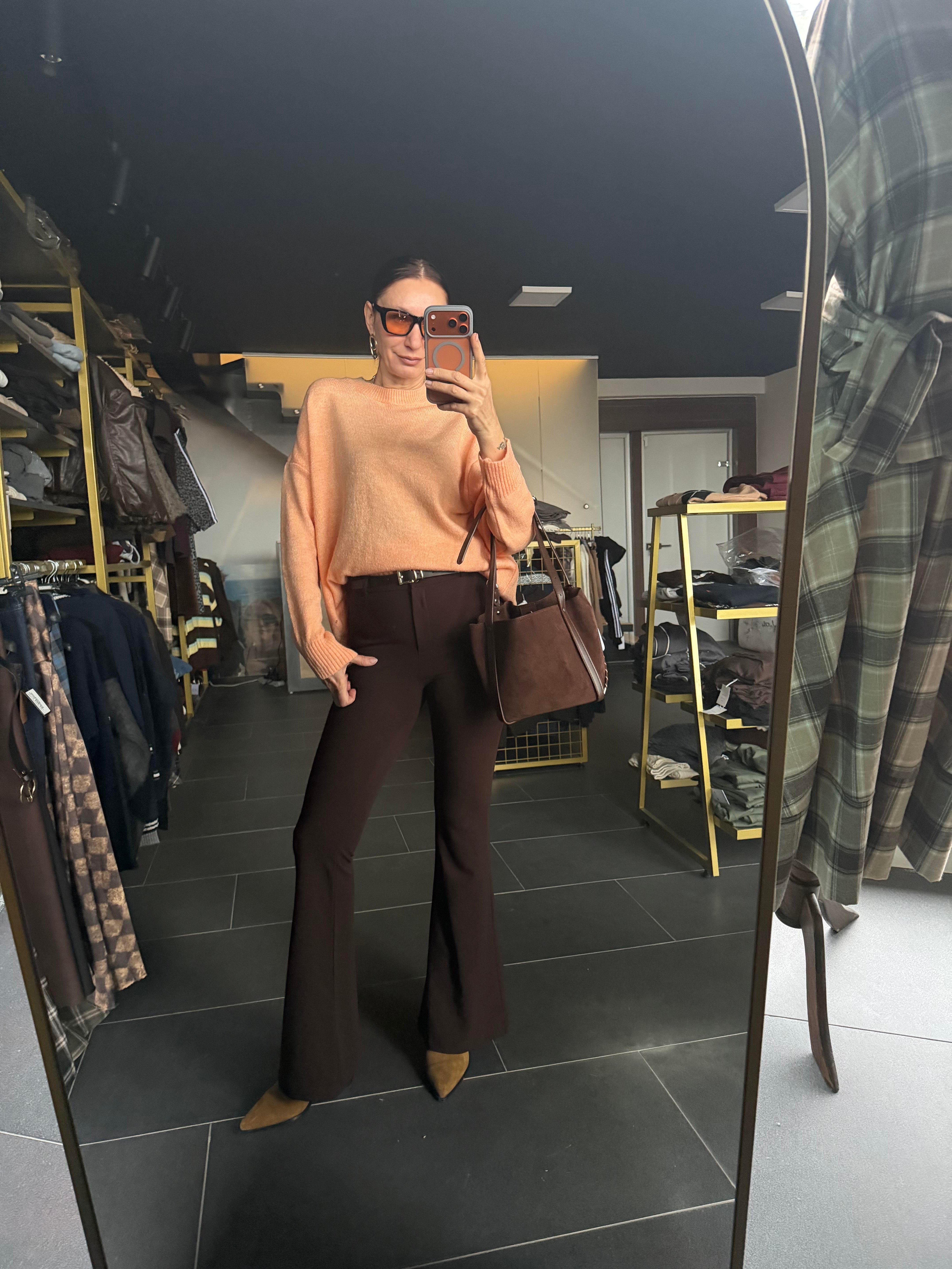 Turuncu Basic Salaş Kazak