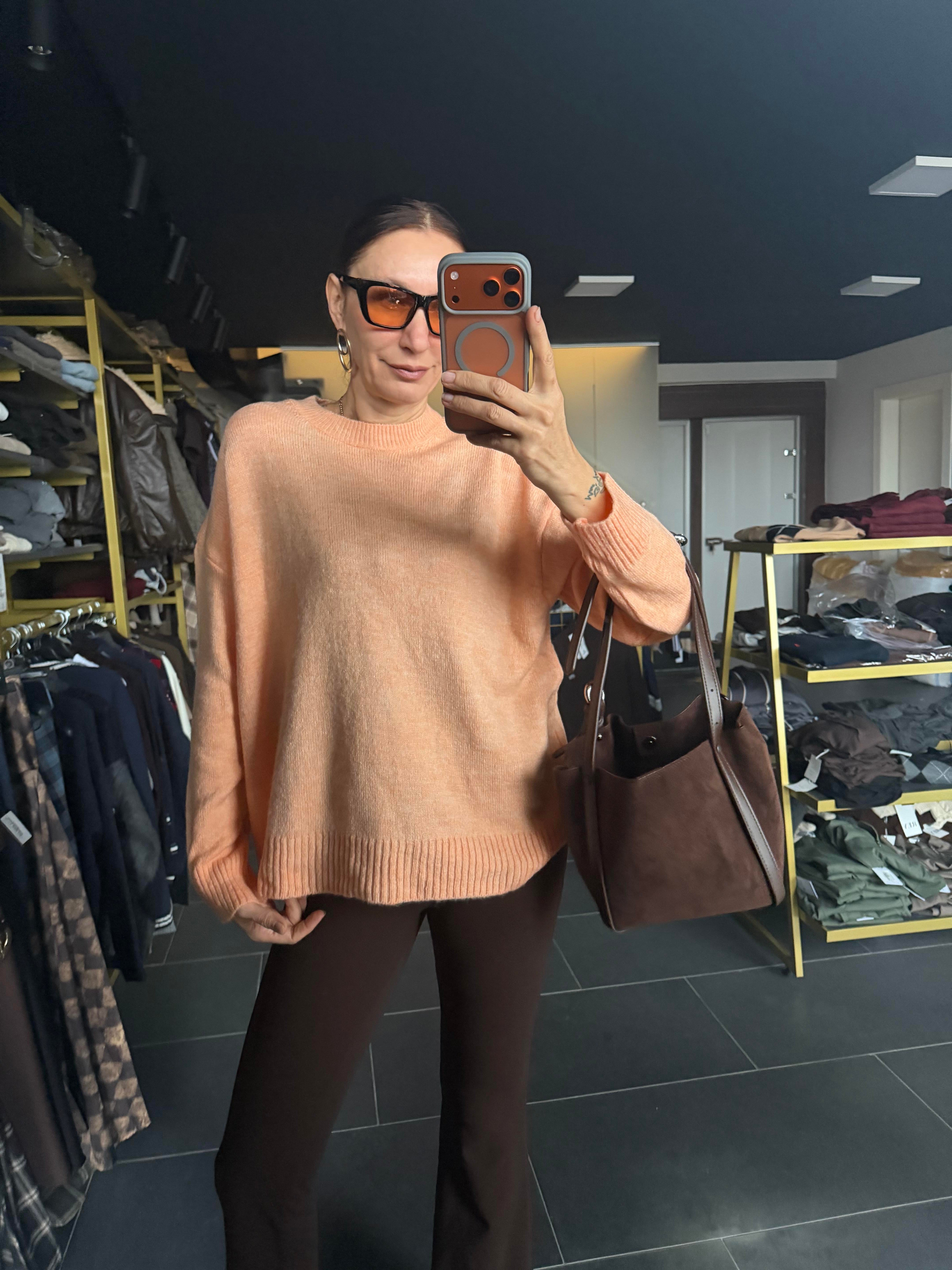 Turuncu Basic Salaş Kazak