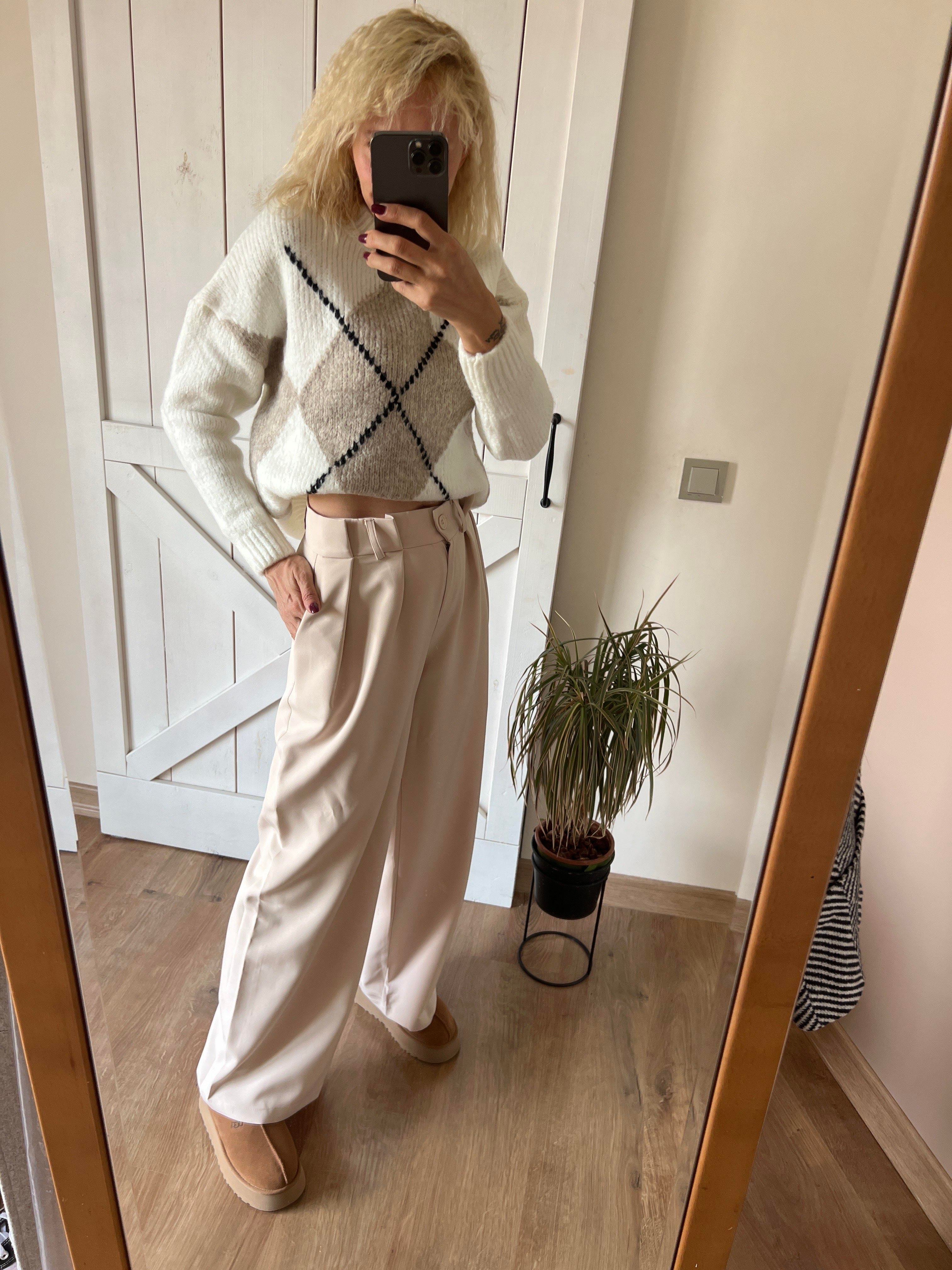 Üç Düğmeli Pileli Old Money