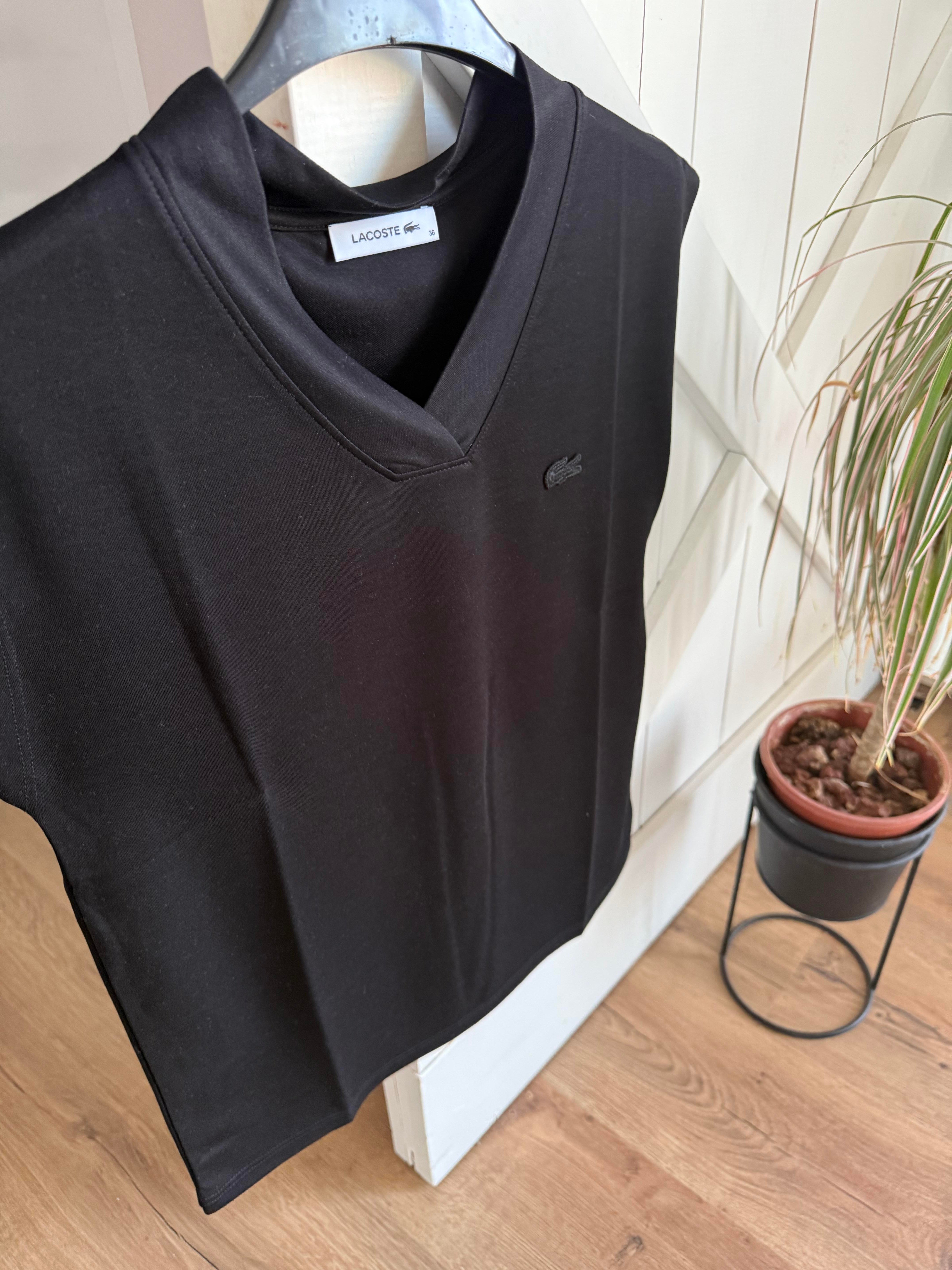 V Yaka Pamuklu Pre Tshirt