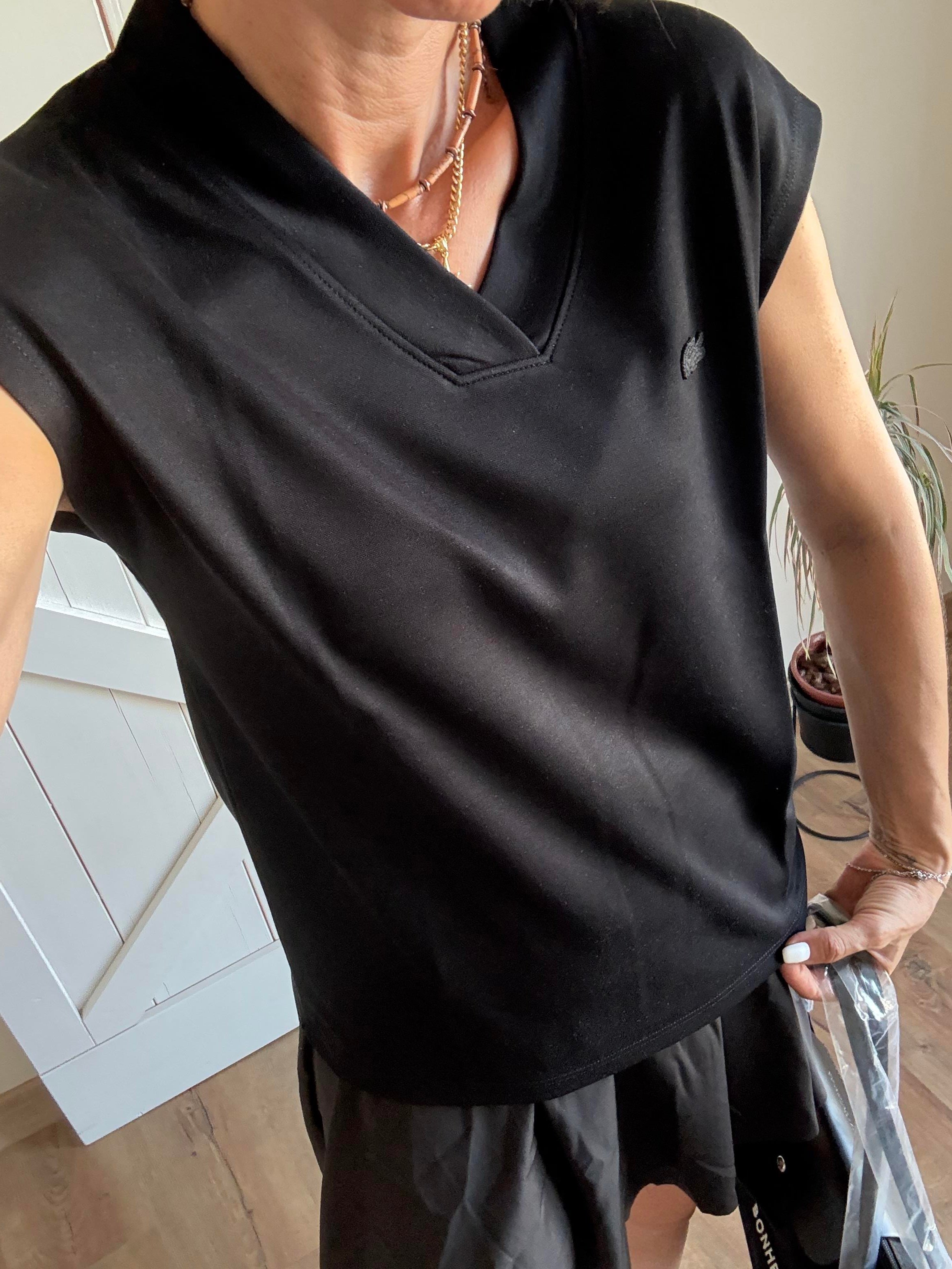 V Yaka Pamuklu Pre Tshirt