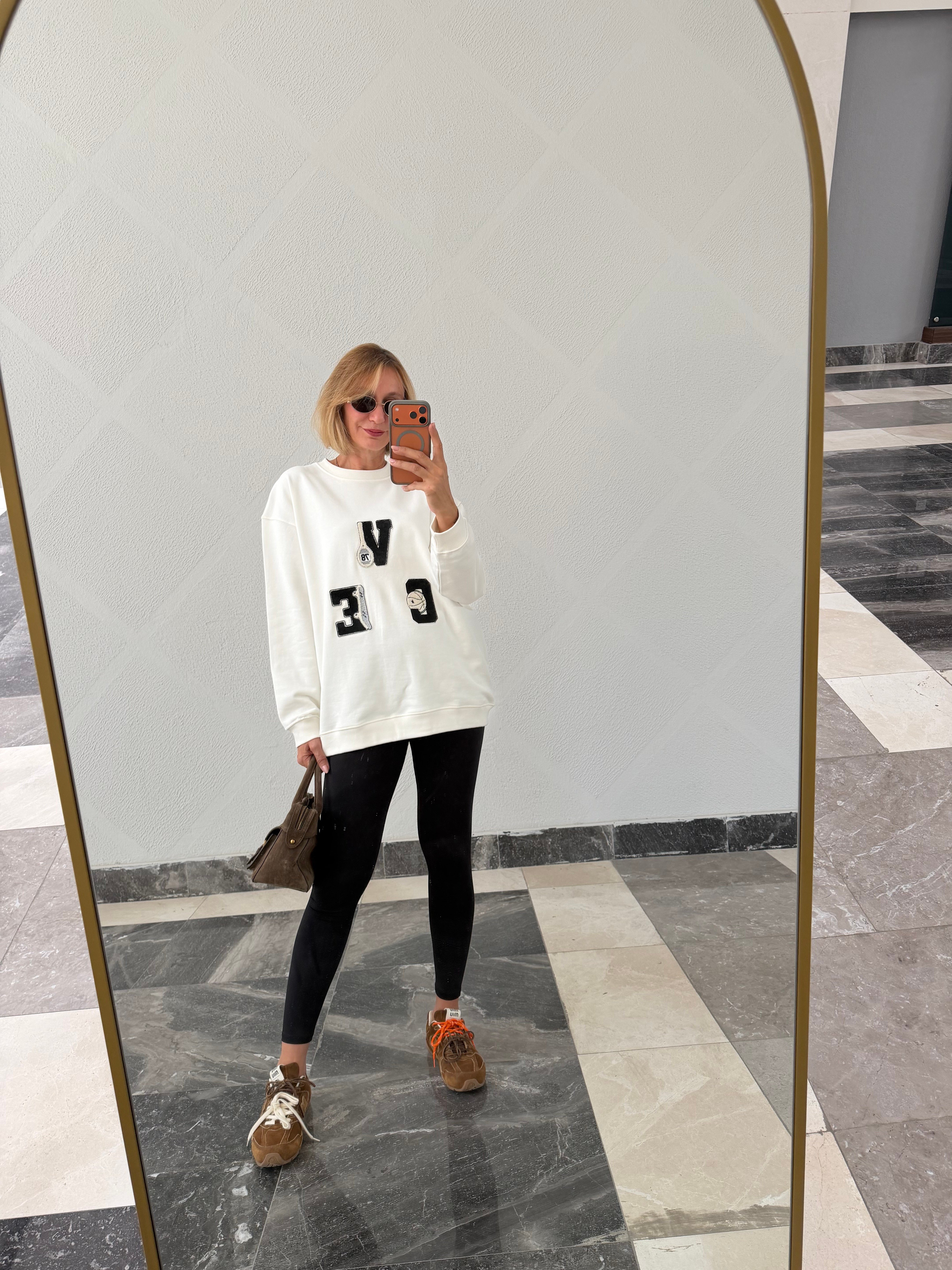 Vcl Goose Kırık Beyaz Sweatshirt