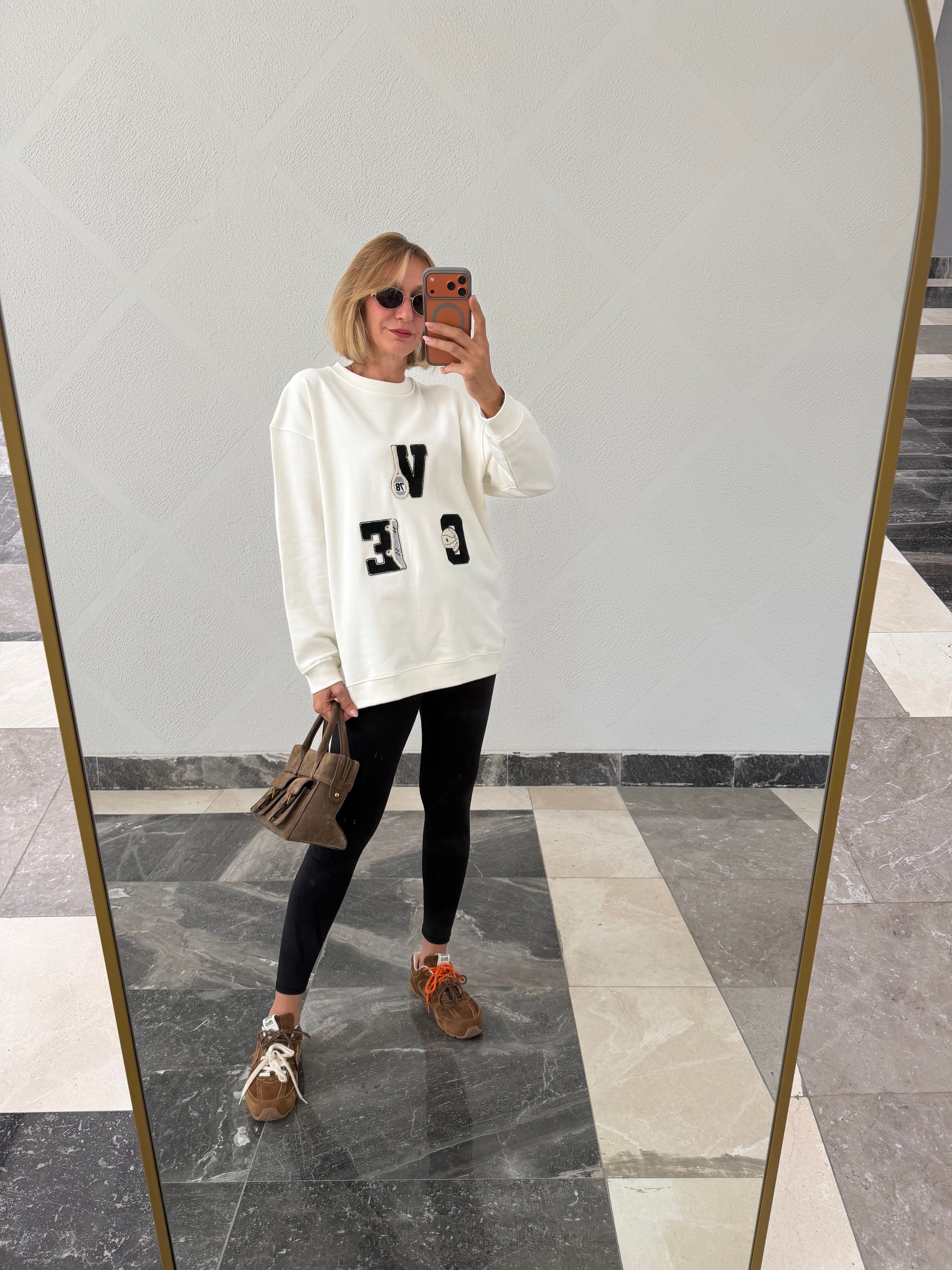 Vcl Goose Kırık Beyaz Sweatshirt