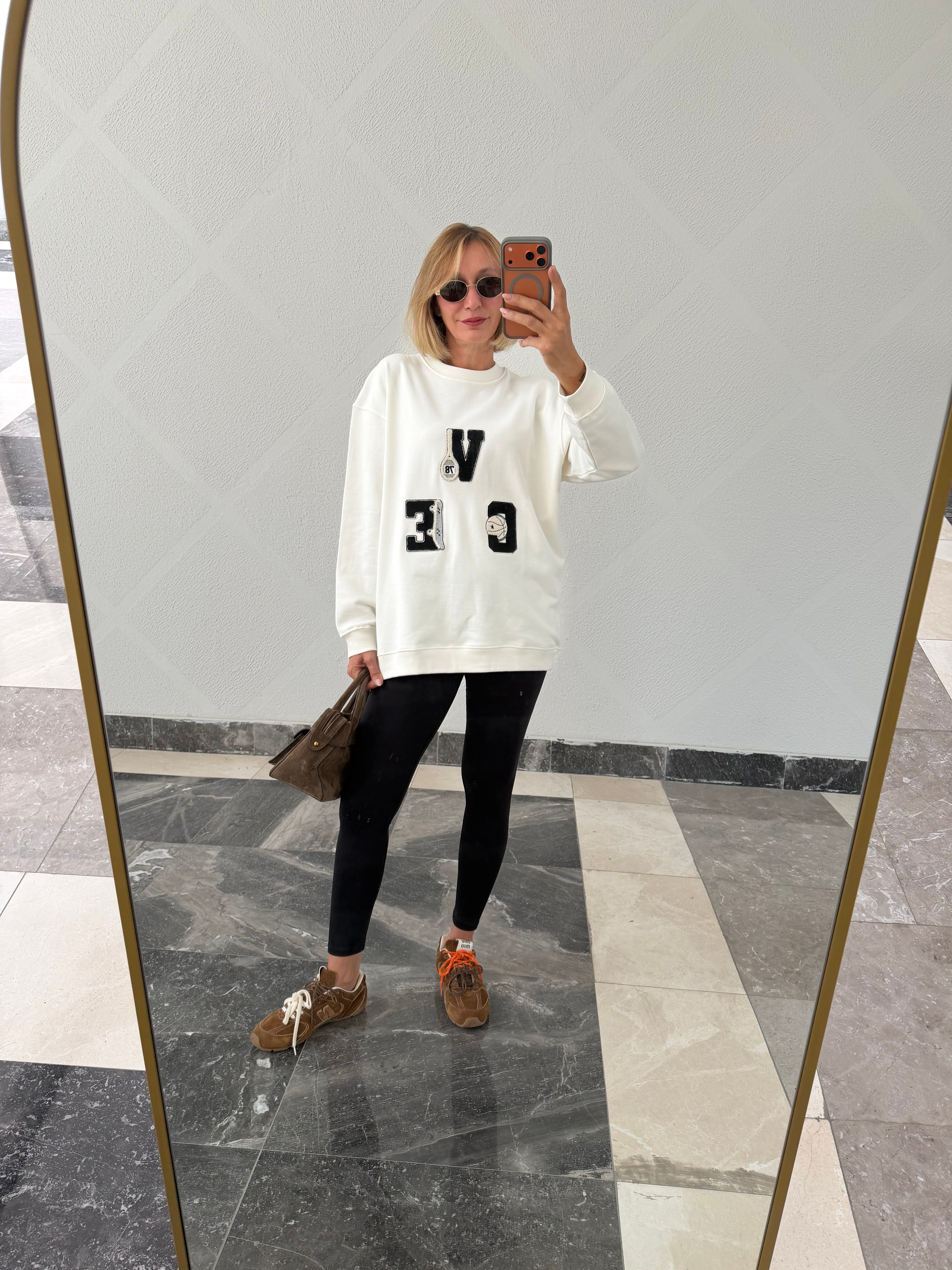 Vcl Goose Kırık Beyaz Sweatshirt