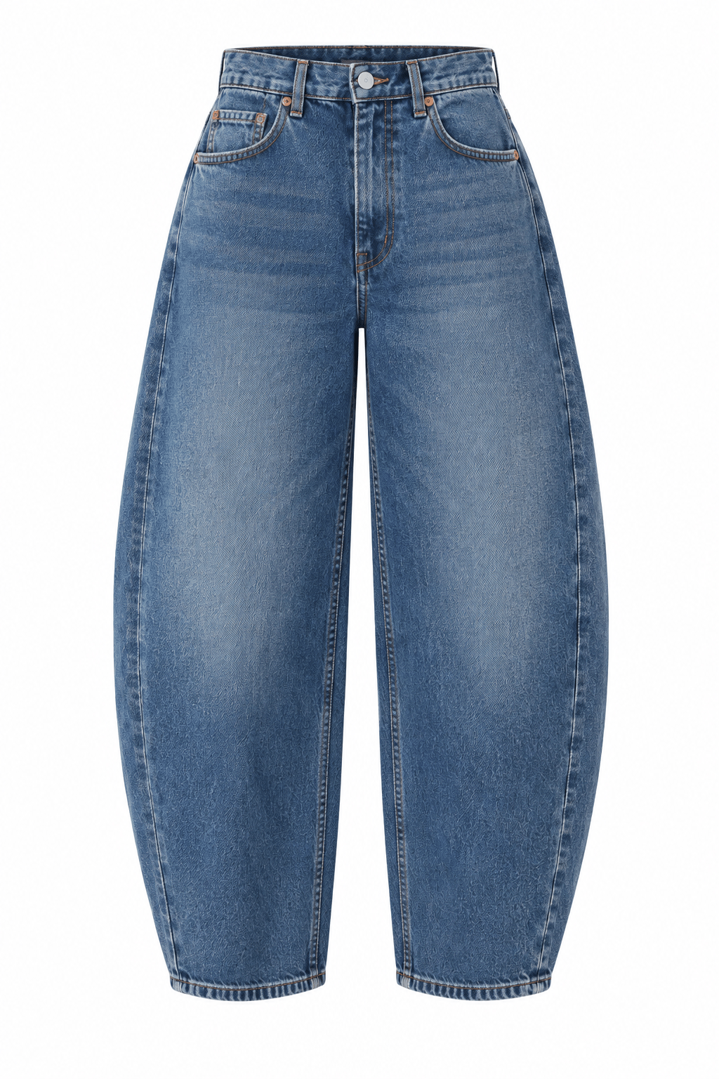 Velvet Yıkamalı Barrel Denim